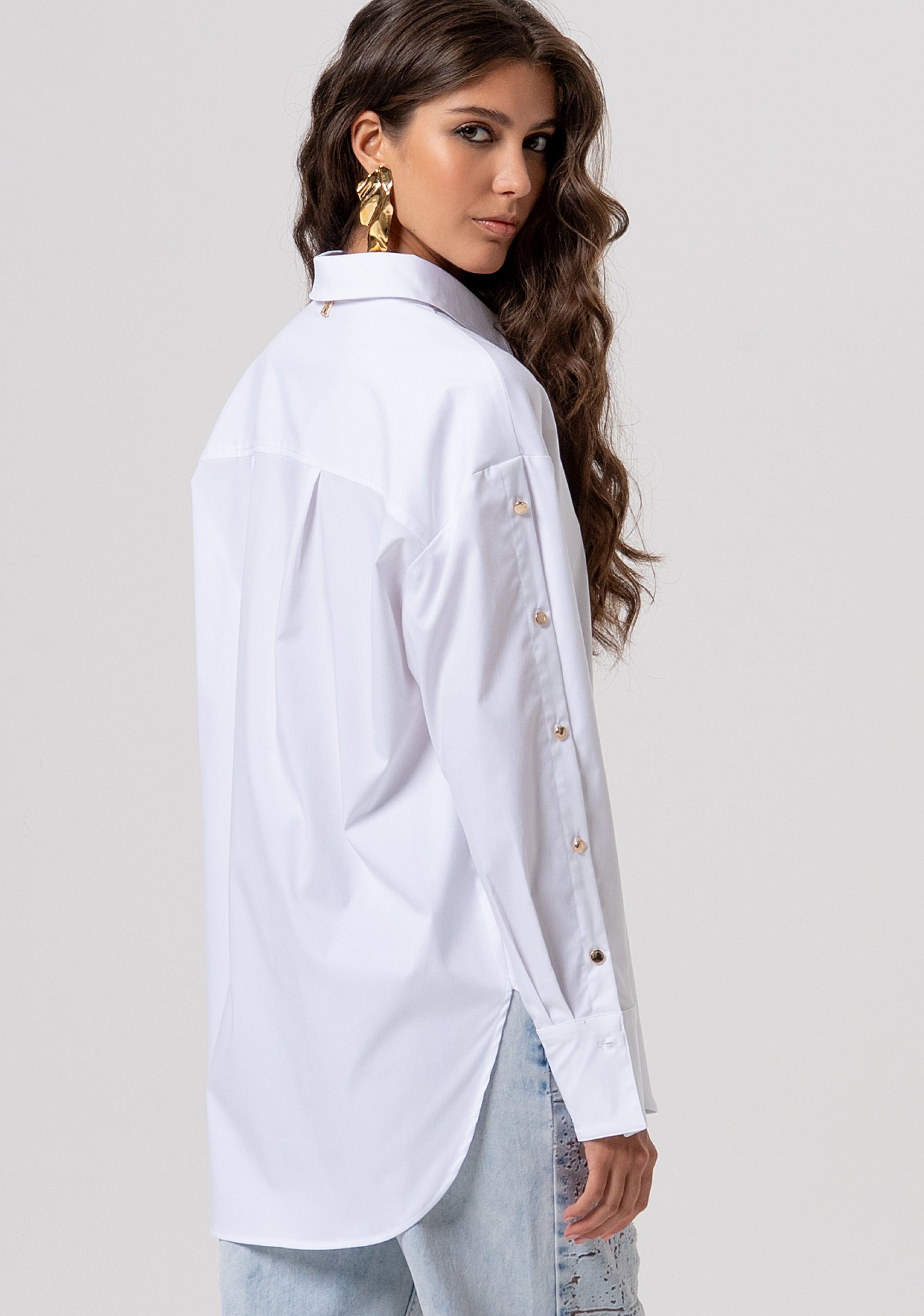 Shirt over fit made in popeline Fracomina FP26ST6005W83301-278-4