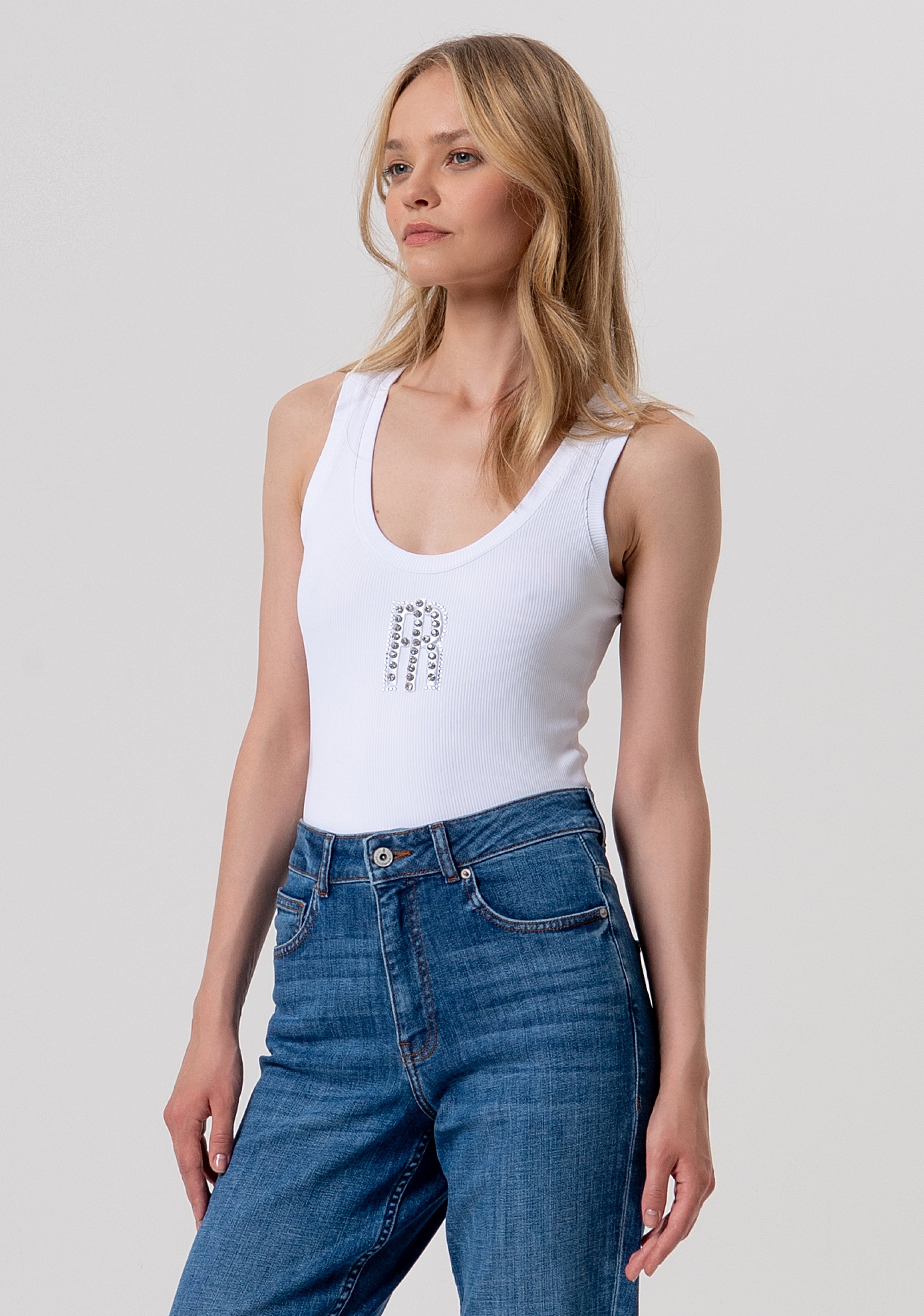 Jeans carrot mom fit with middle wash Fracomina FP26SVD005D45093-349-2