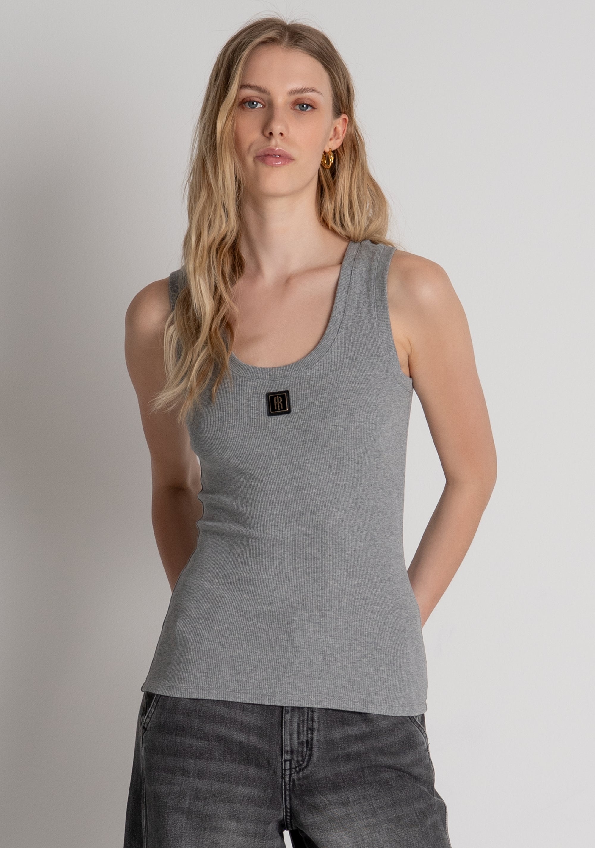 Tank top made in cotton Fracomina FP26WT2001J40101-181-2