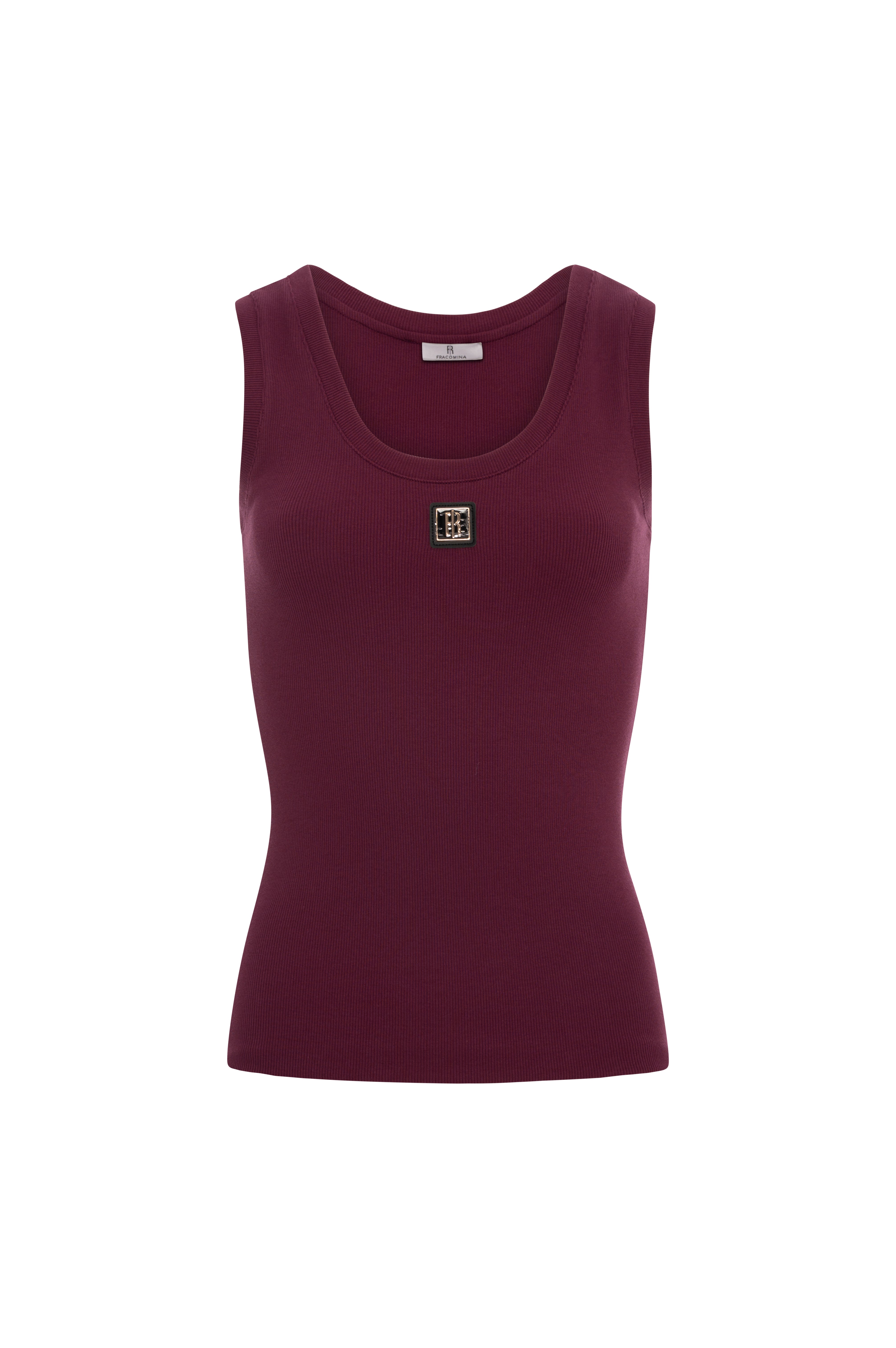 Tank top made in cotton Fracomina FP26WT2001J40101-KF4-1