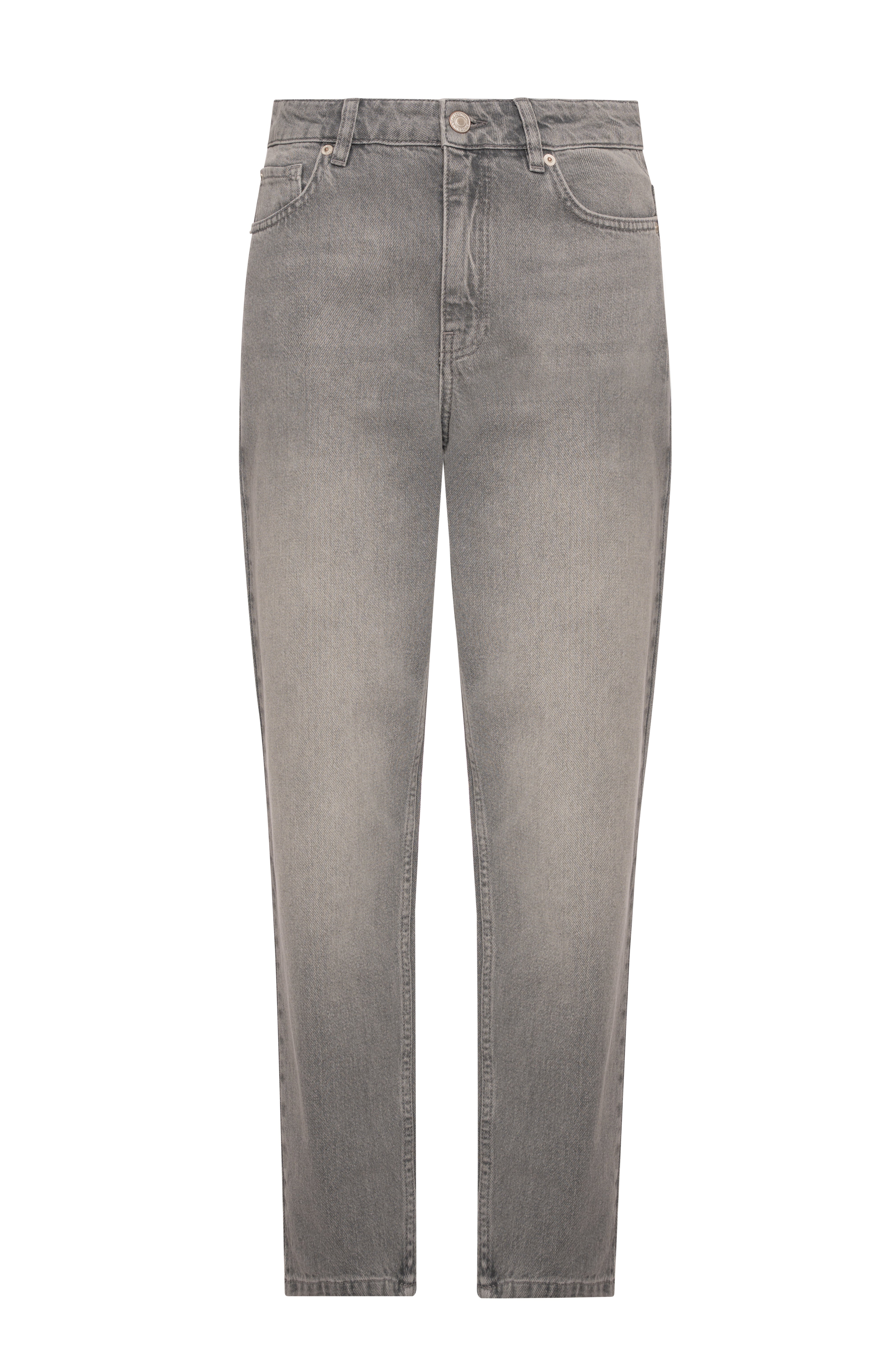 Jeans mom fit made in grey denim with light wash Fracomina FP26WVD005D41901-K10-1