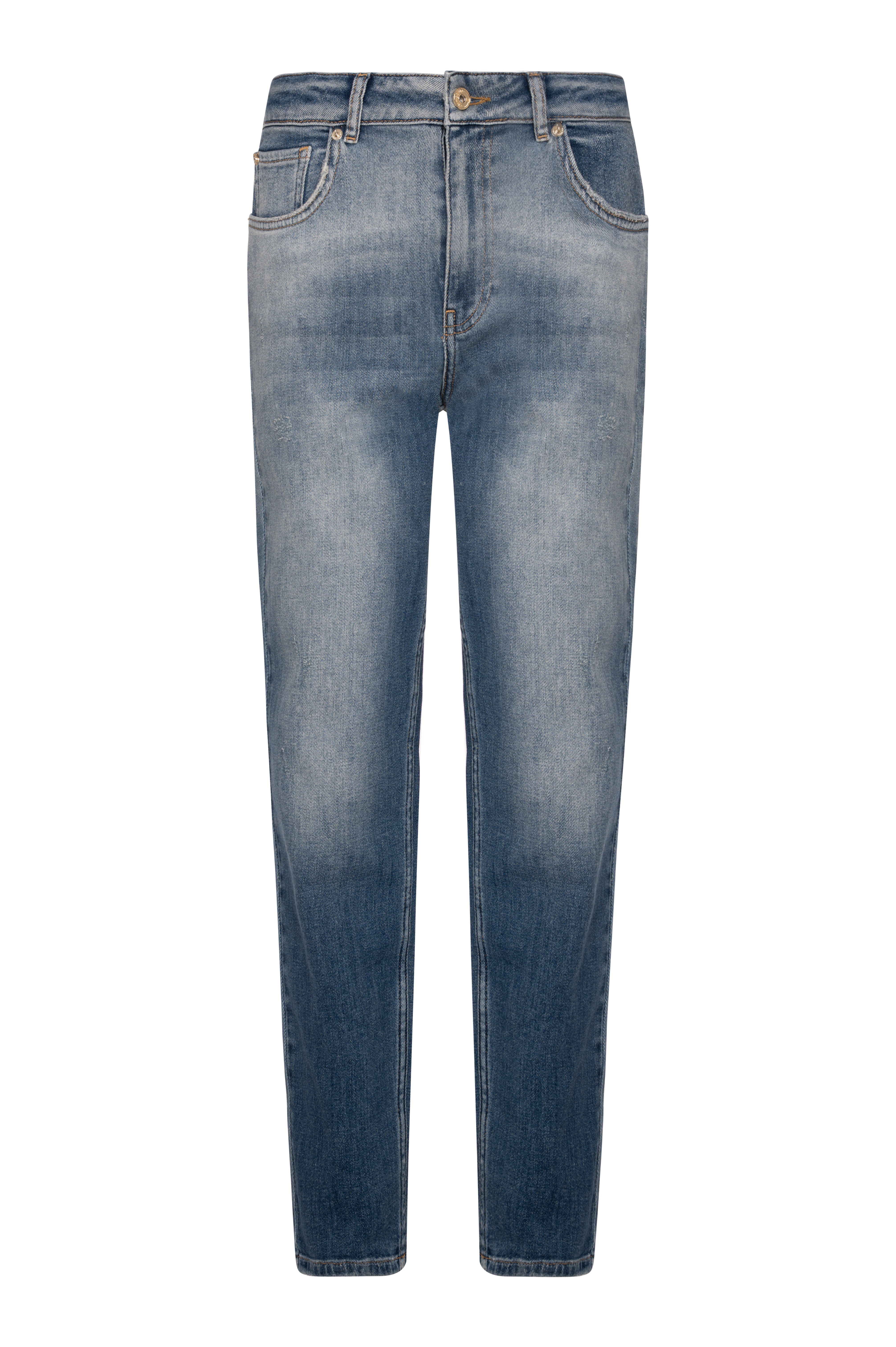 Jeans mom fit made in denim with middle strong wash Fracomina FP26WVD005D460P2-K85-1