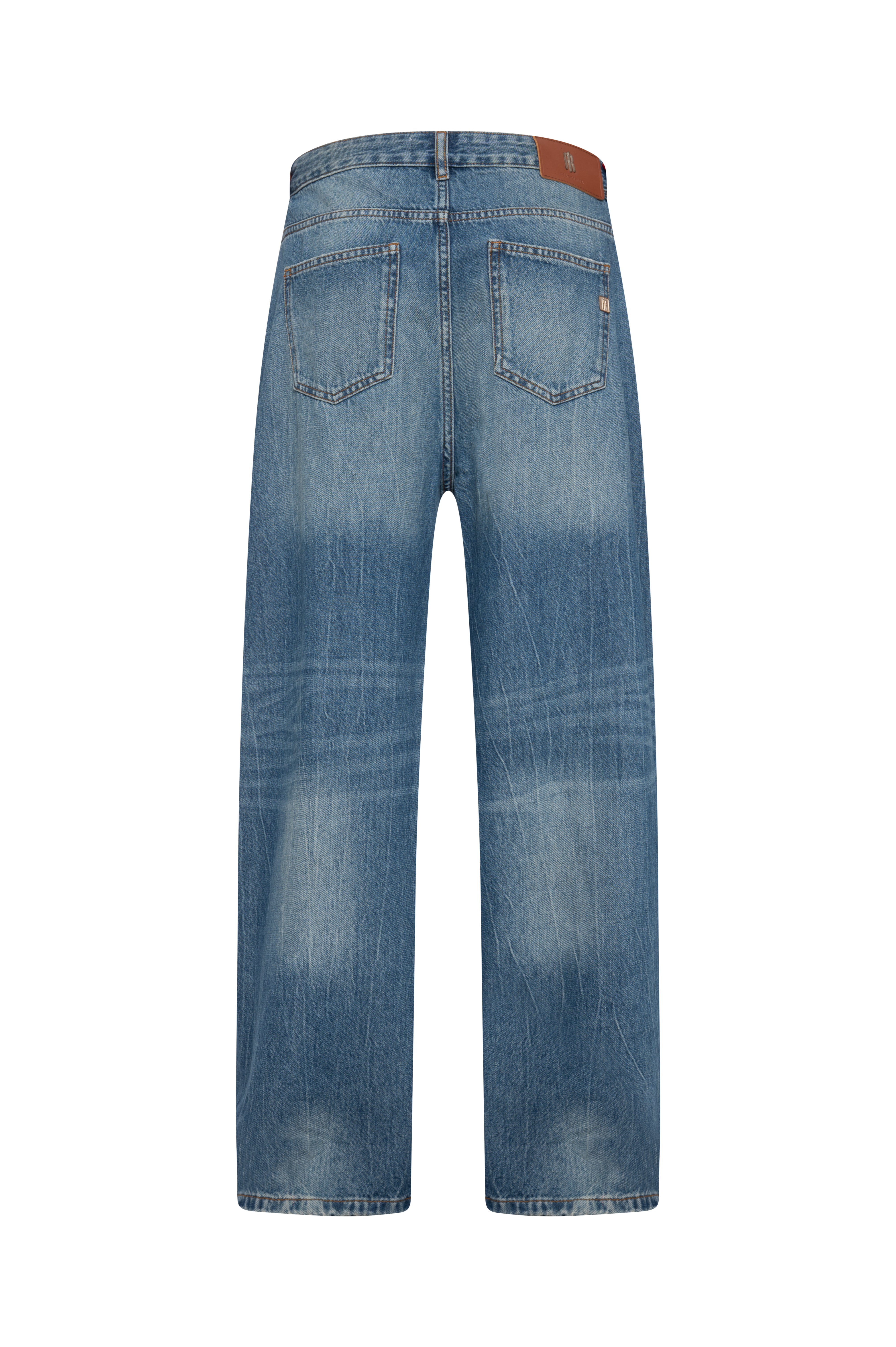 Jeans carrot made in denim with middle wash Fracomina FP26WVD013D46102-K85-3