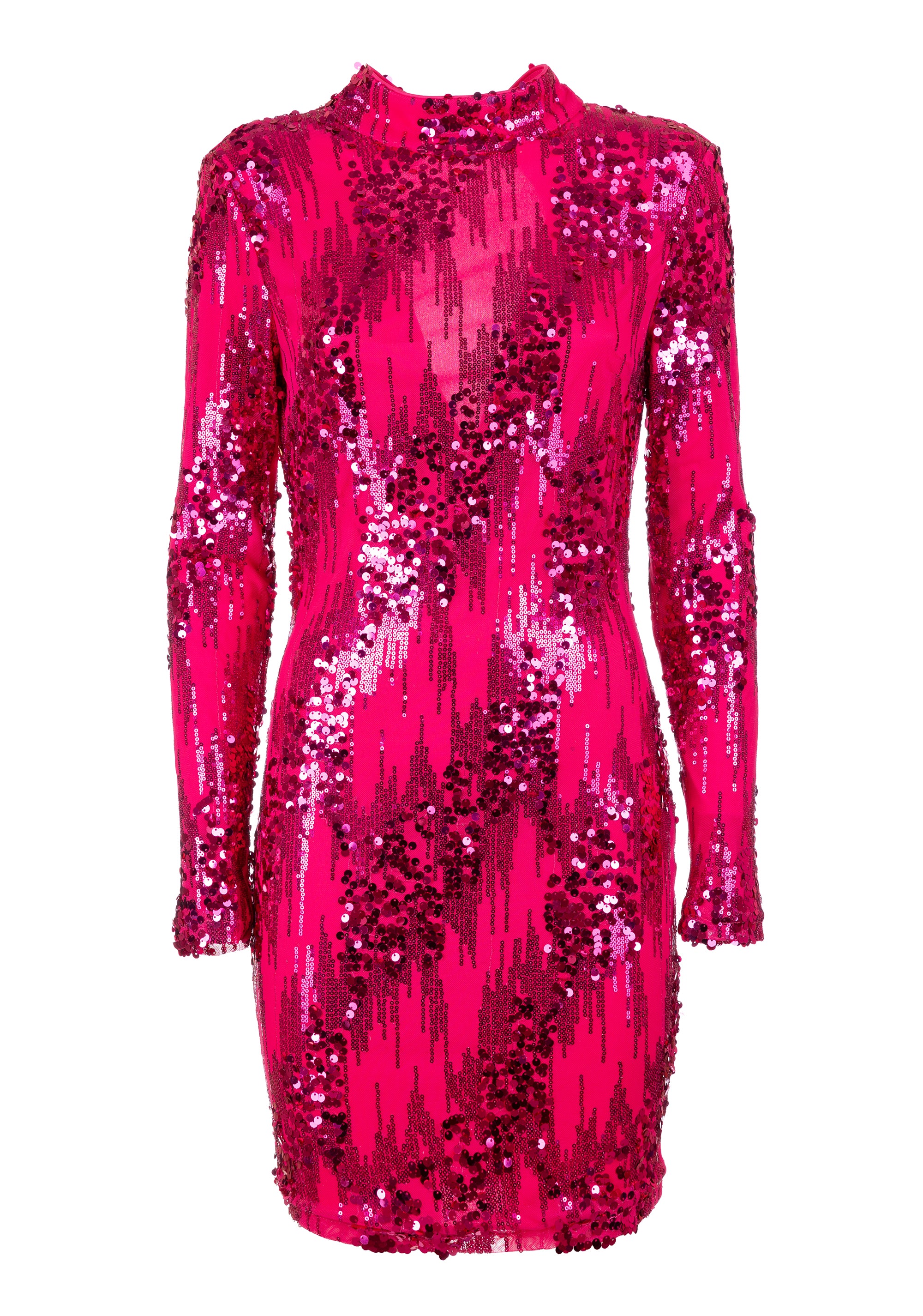Mini dress slim fit made with sequins Fracomina FQ23WD1002W66701-L58-1