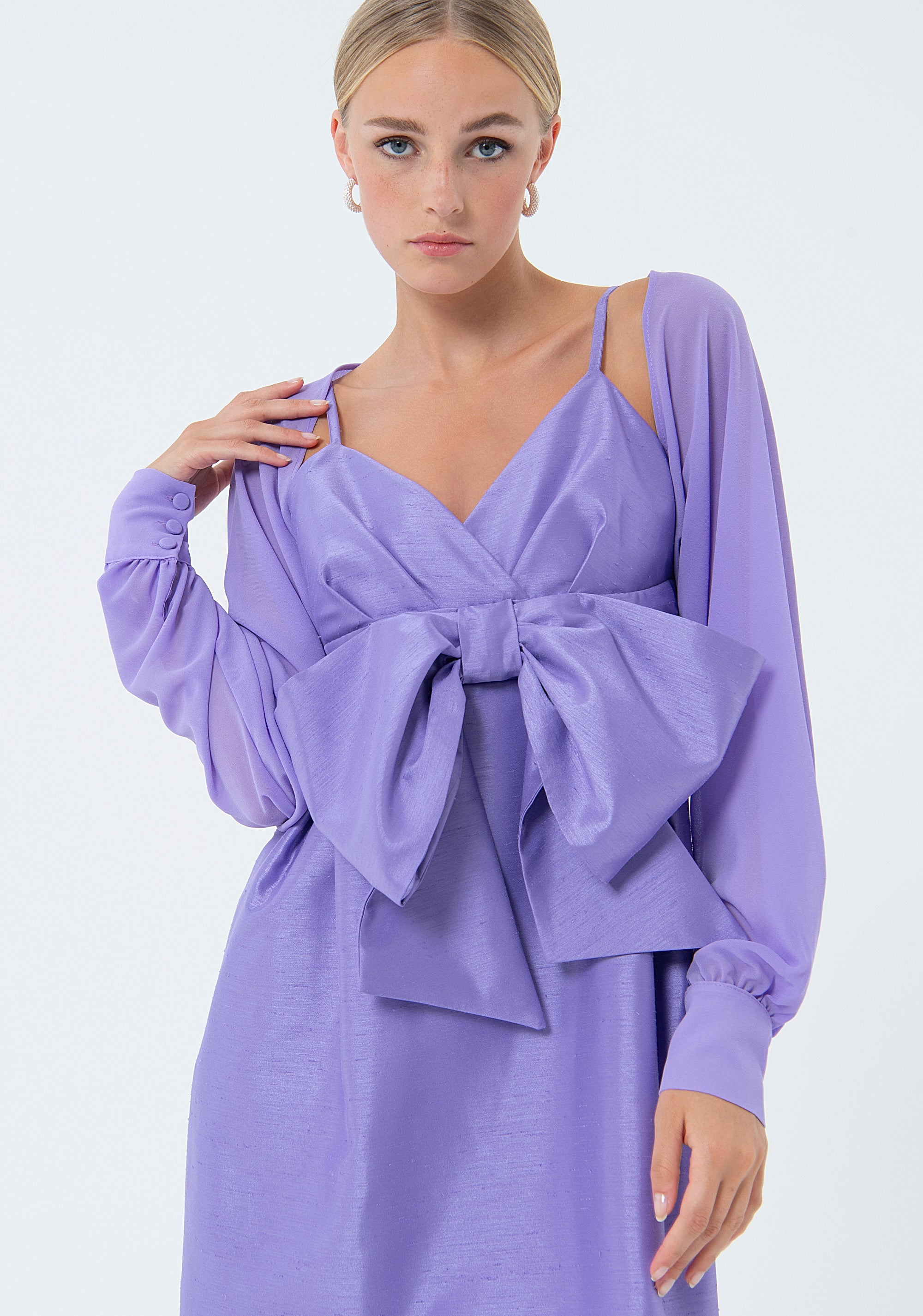 Bolero regular fit made in georgette Fracomina FQ24SJ1002W41201-185-1