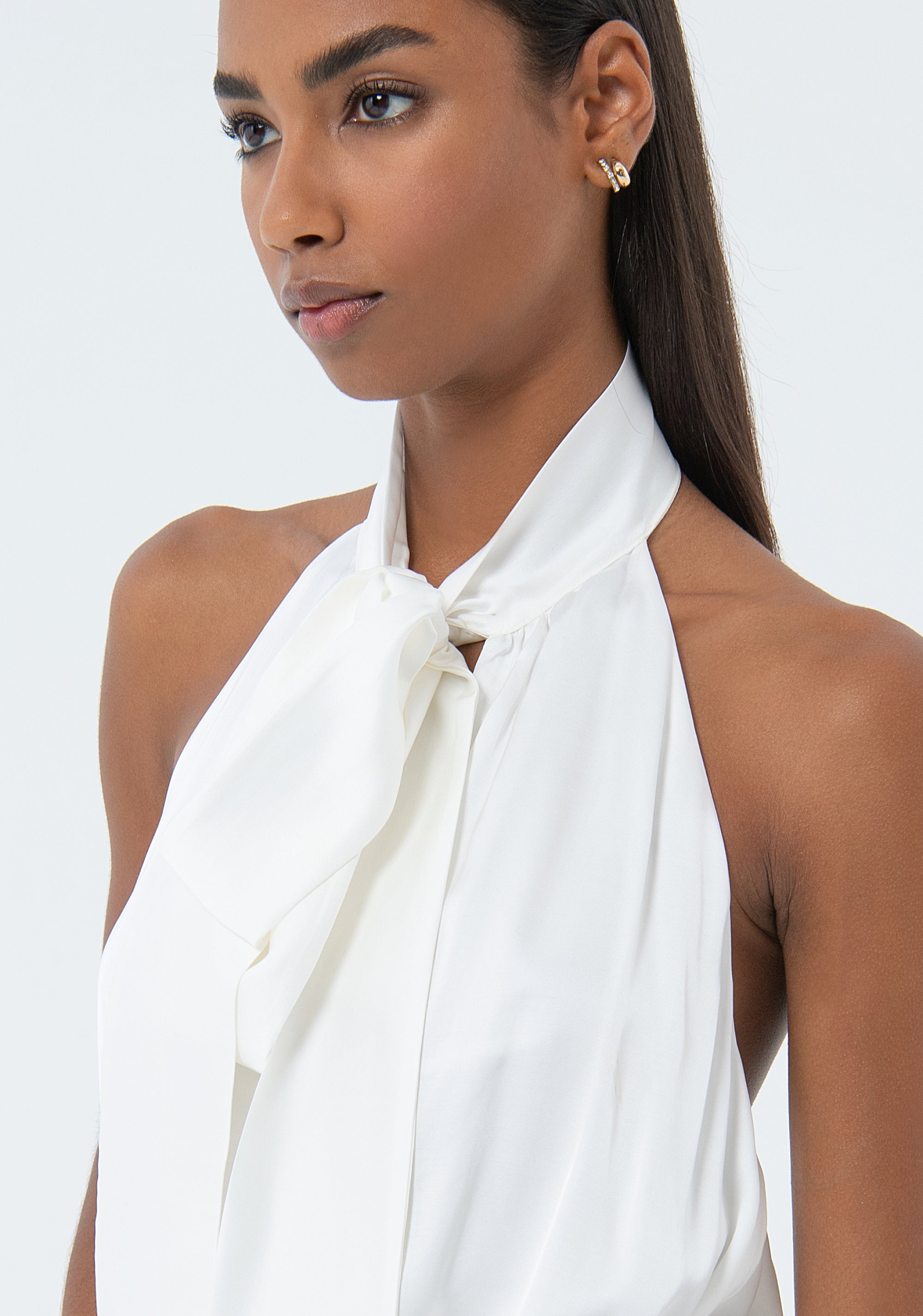 Elegant sleeveless body Fracomina FQ24ST5007W45101-278-2