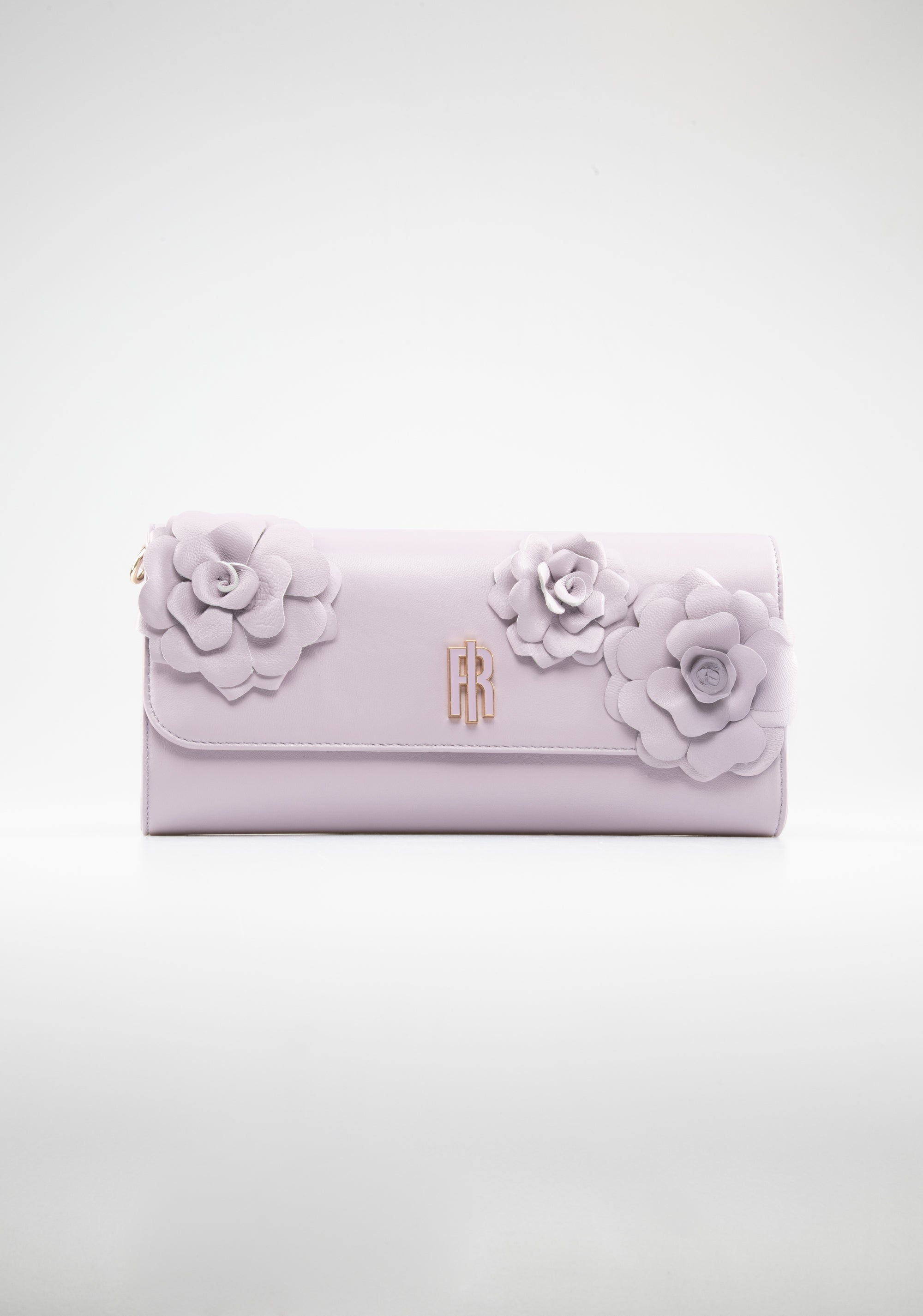Clutch bag with application Fracomina FQ25SB6001L41701-I89_2