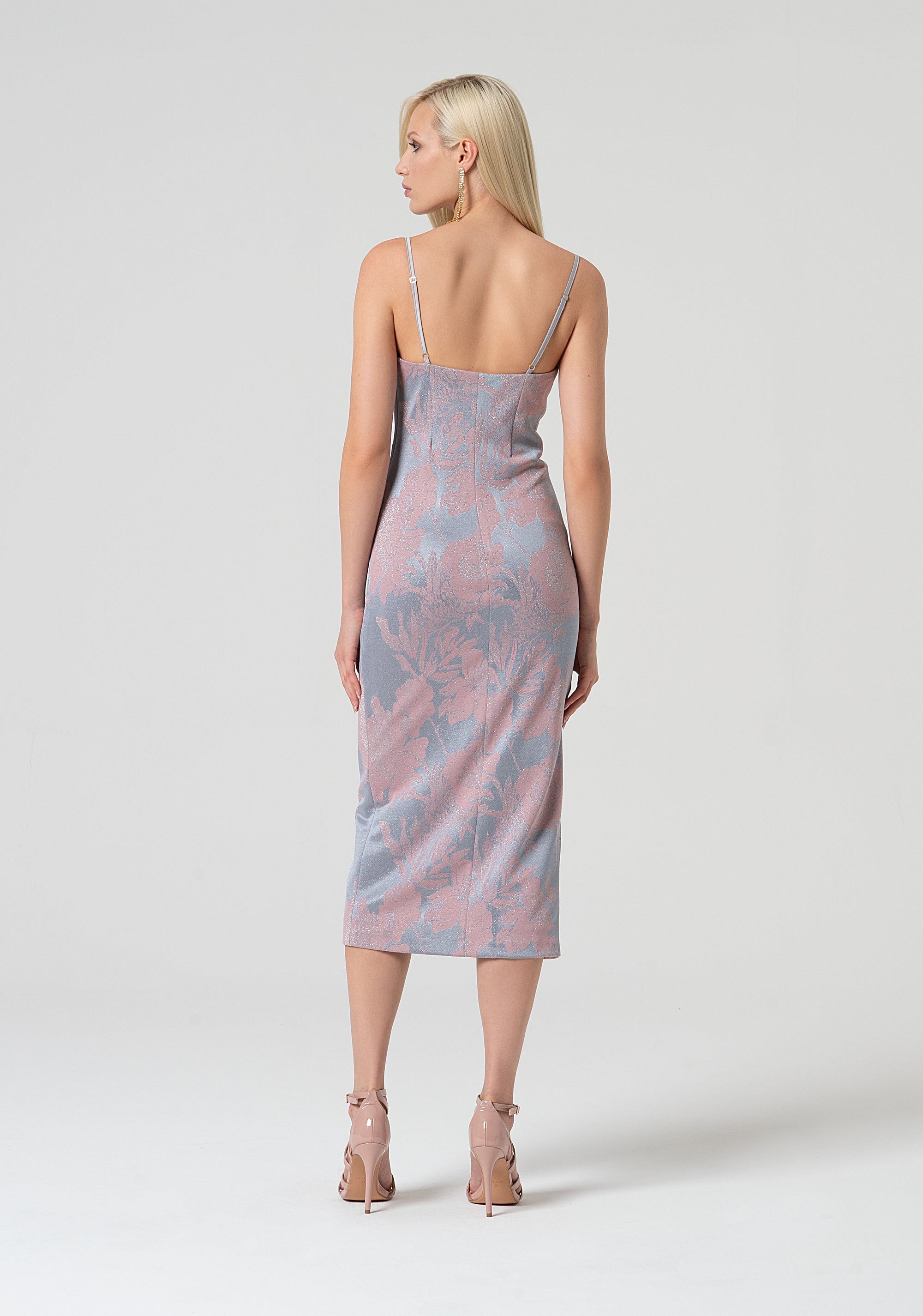 Dress tight fit with pattern Fracomina FQ25SD2007W576F8-T39-4