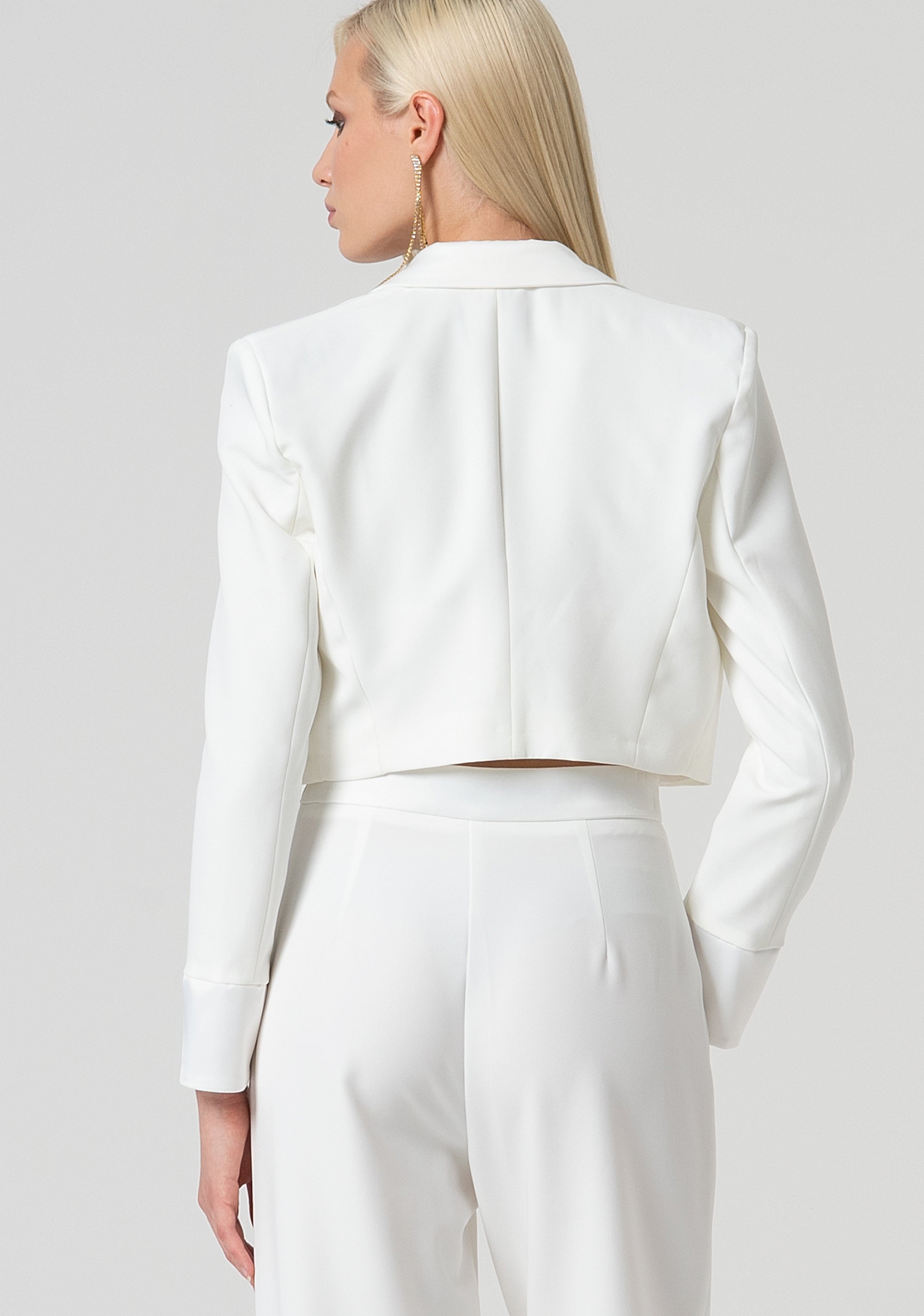 Blazer jacket cropped and opened Fracomina FQ25SJ1001W75401-278-3