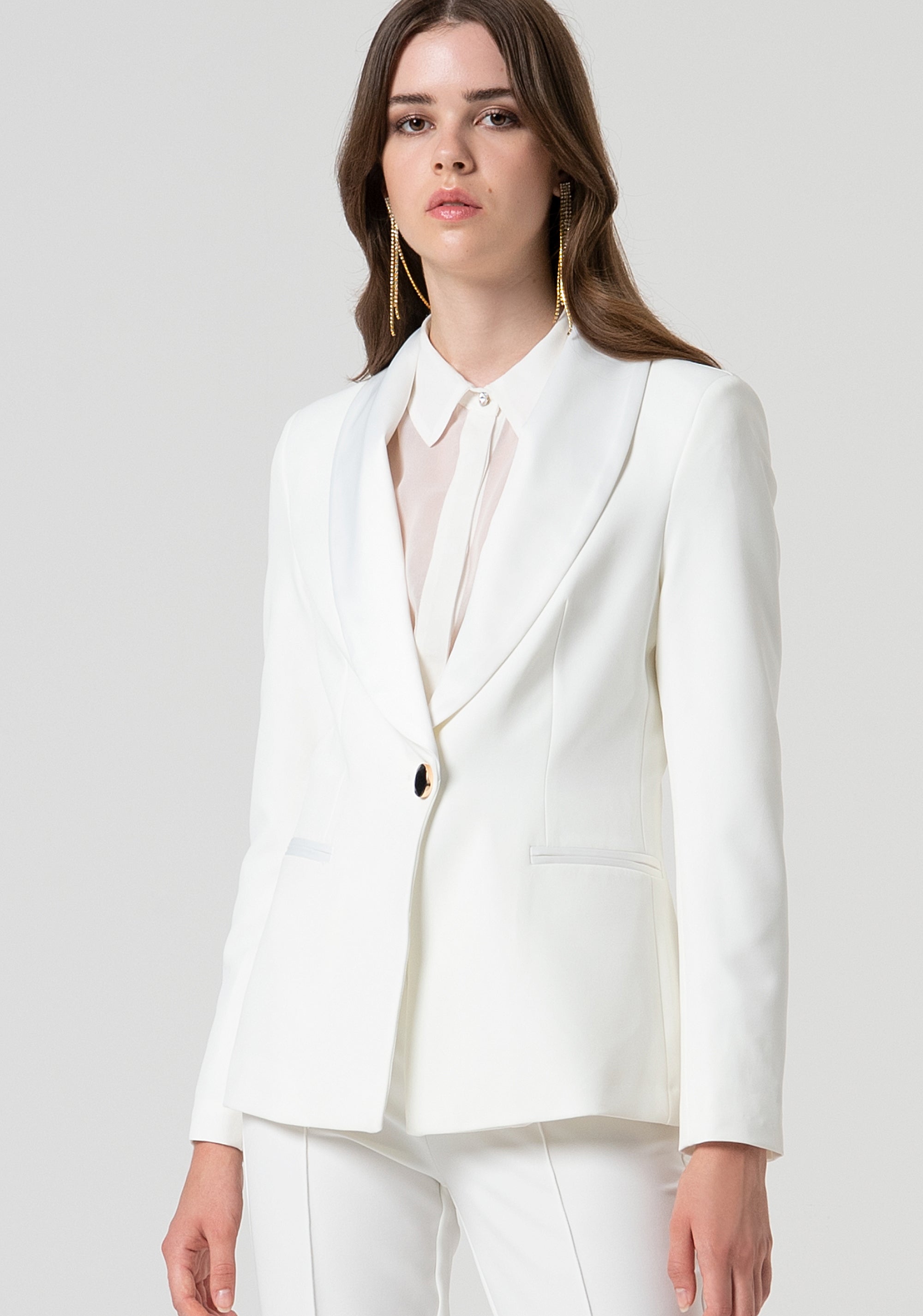 Blazer jacket regular fit single breasted Fracomina FQ25SJ3001W75401-278-2
