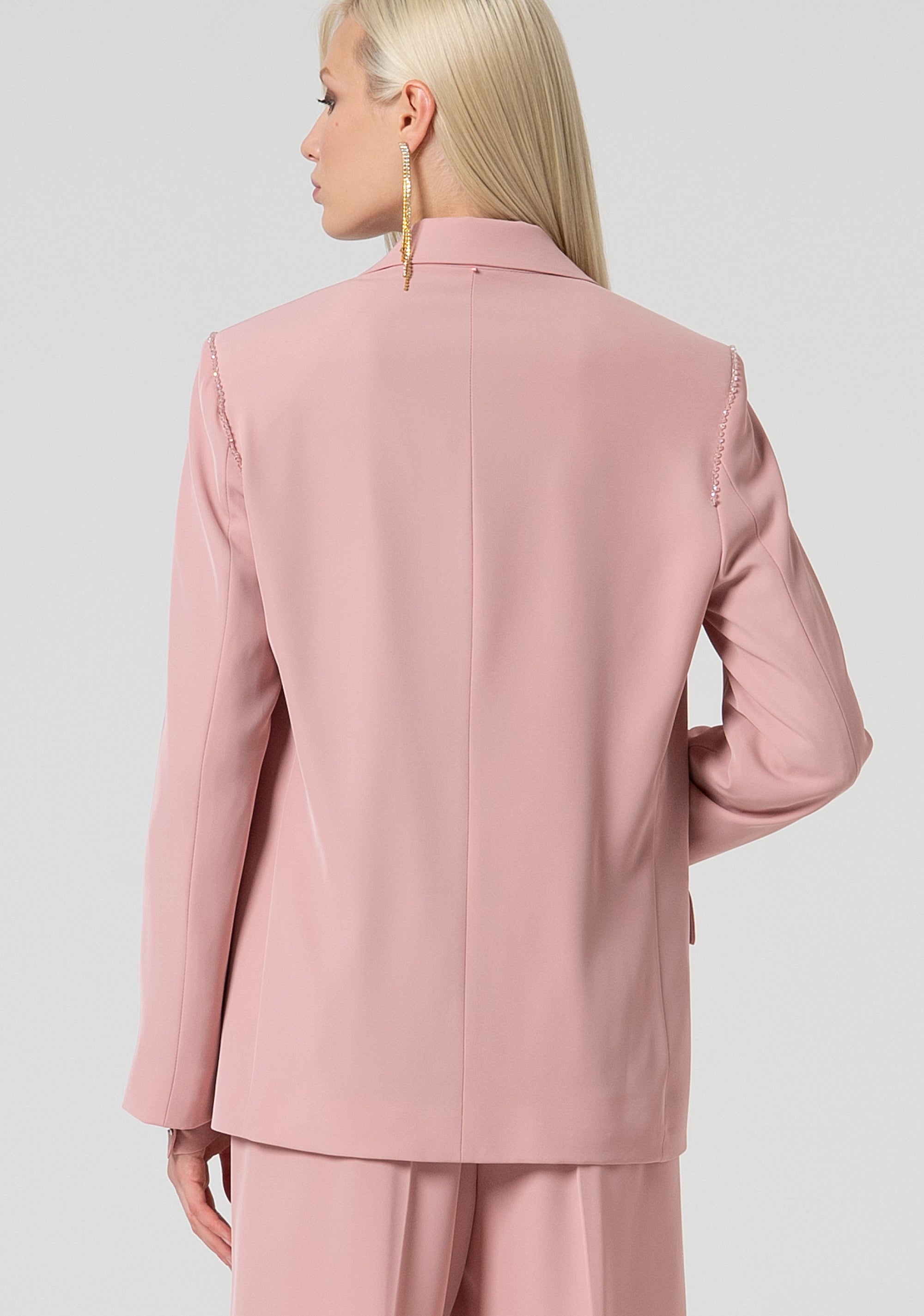Blazer jacket regular fit made in crèpe Fracomina FQ25SJ3003W47601-238-4