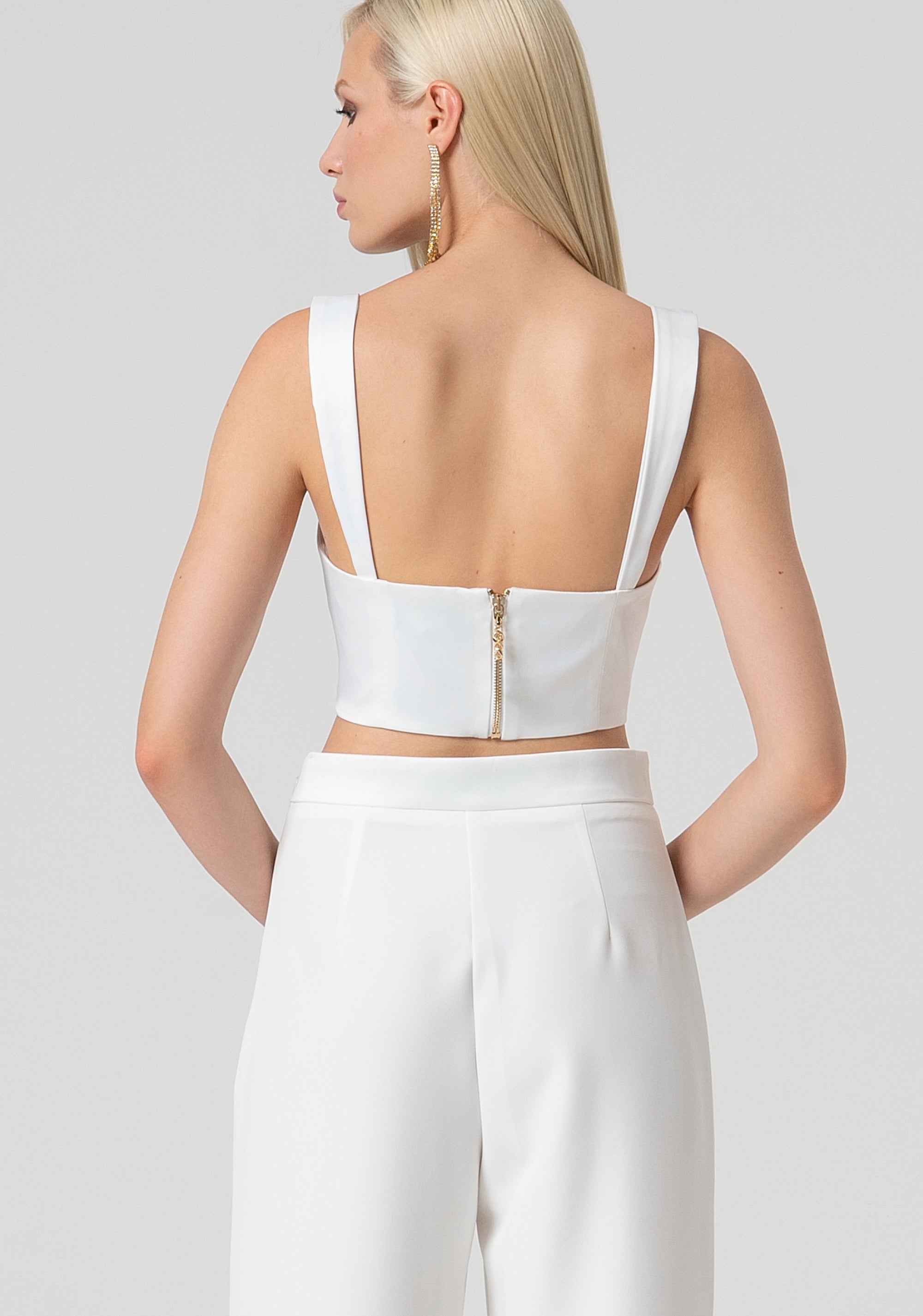 Tank top cropped Fracomina FQ25ST2002W75501-278-3