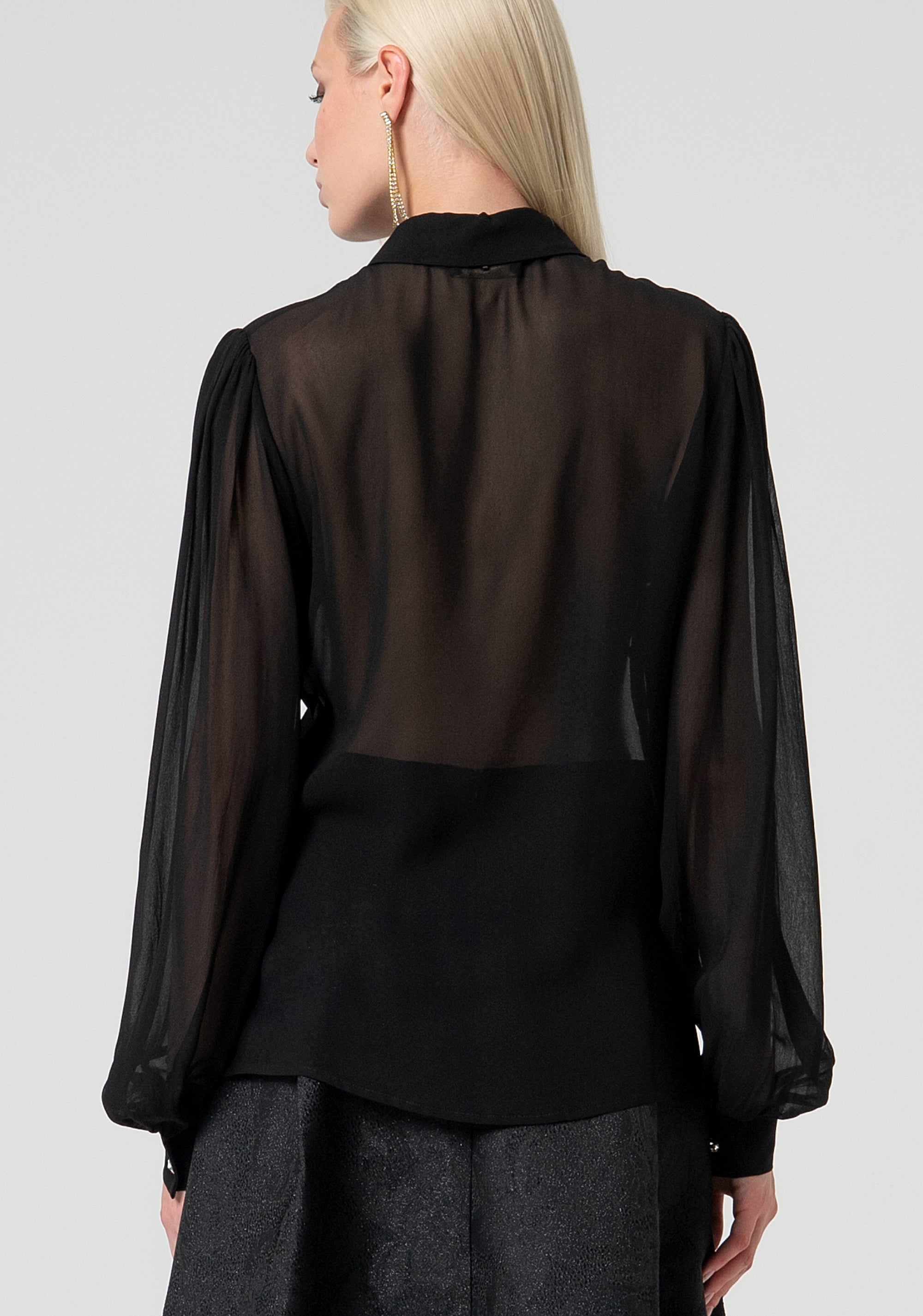 Shirt regular fit made in transparent fabric Fracomina FQ25ST6004W79401-053-3