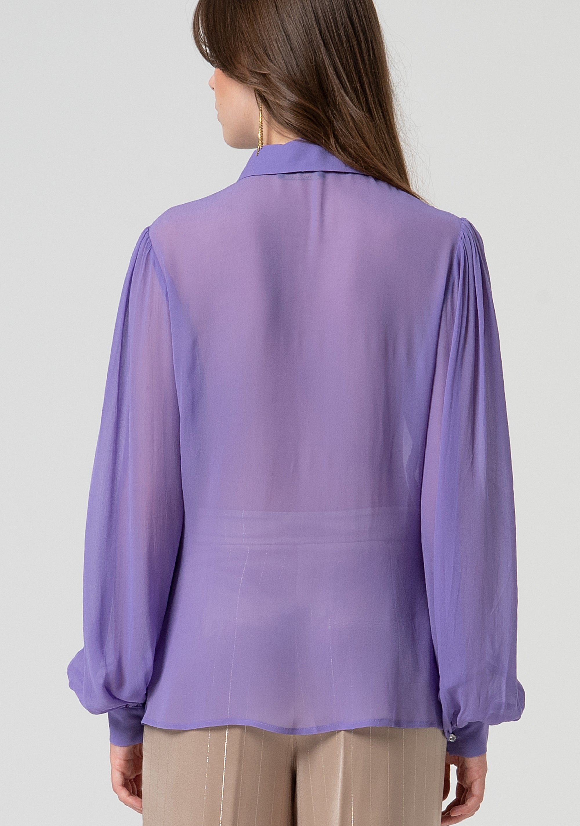 Shirt regular fit made in transparent fabric Fracomina FQ25ST6004W79401-189-3