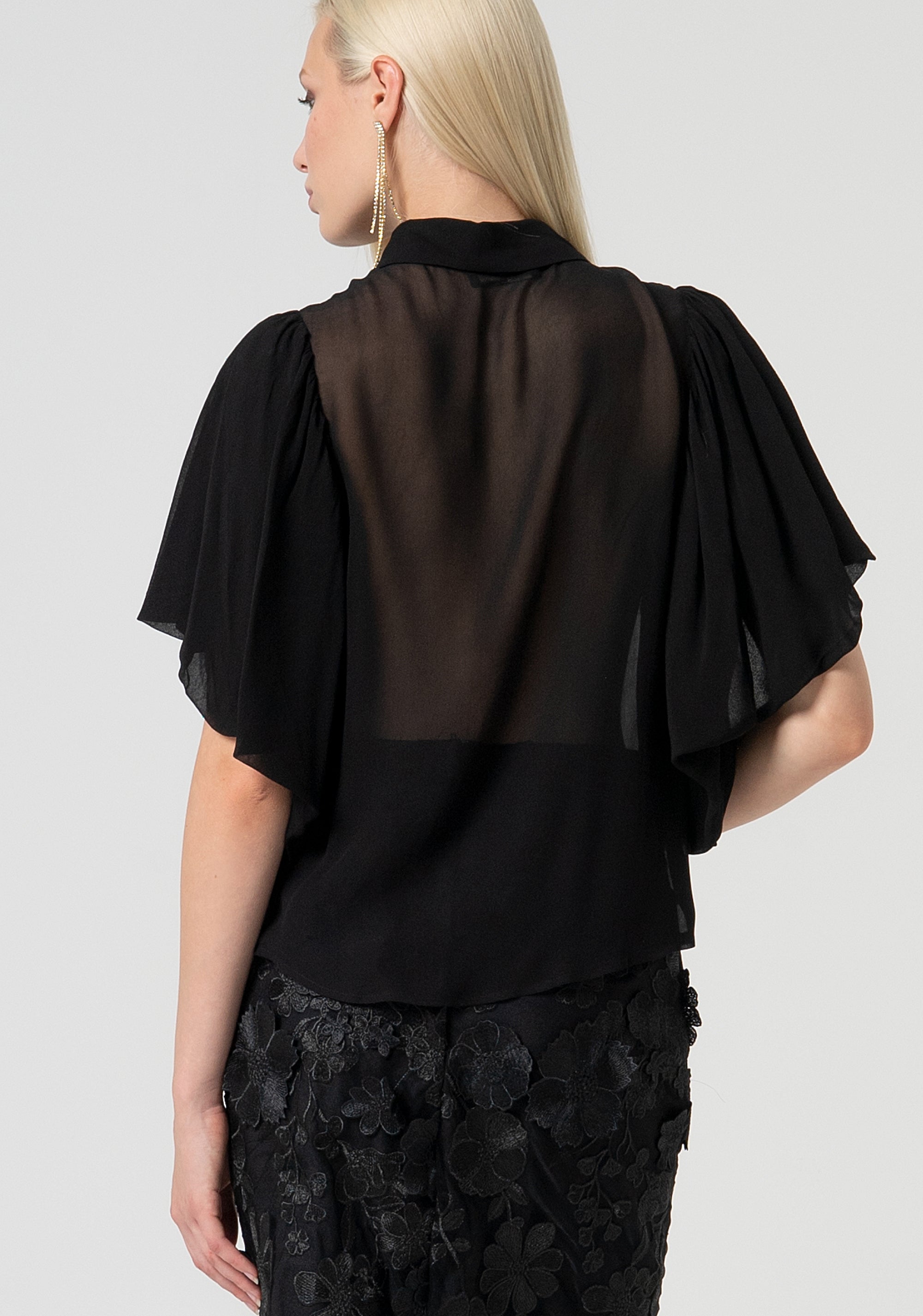 Shirt regular fit made in transparent fabric Fracomina FQ25ST6005W79401-053-3