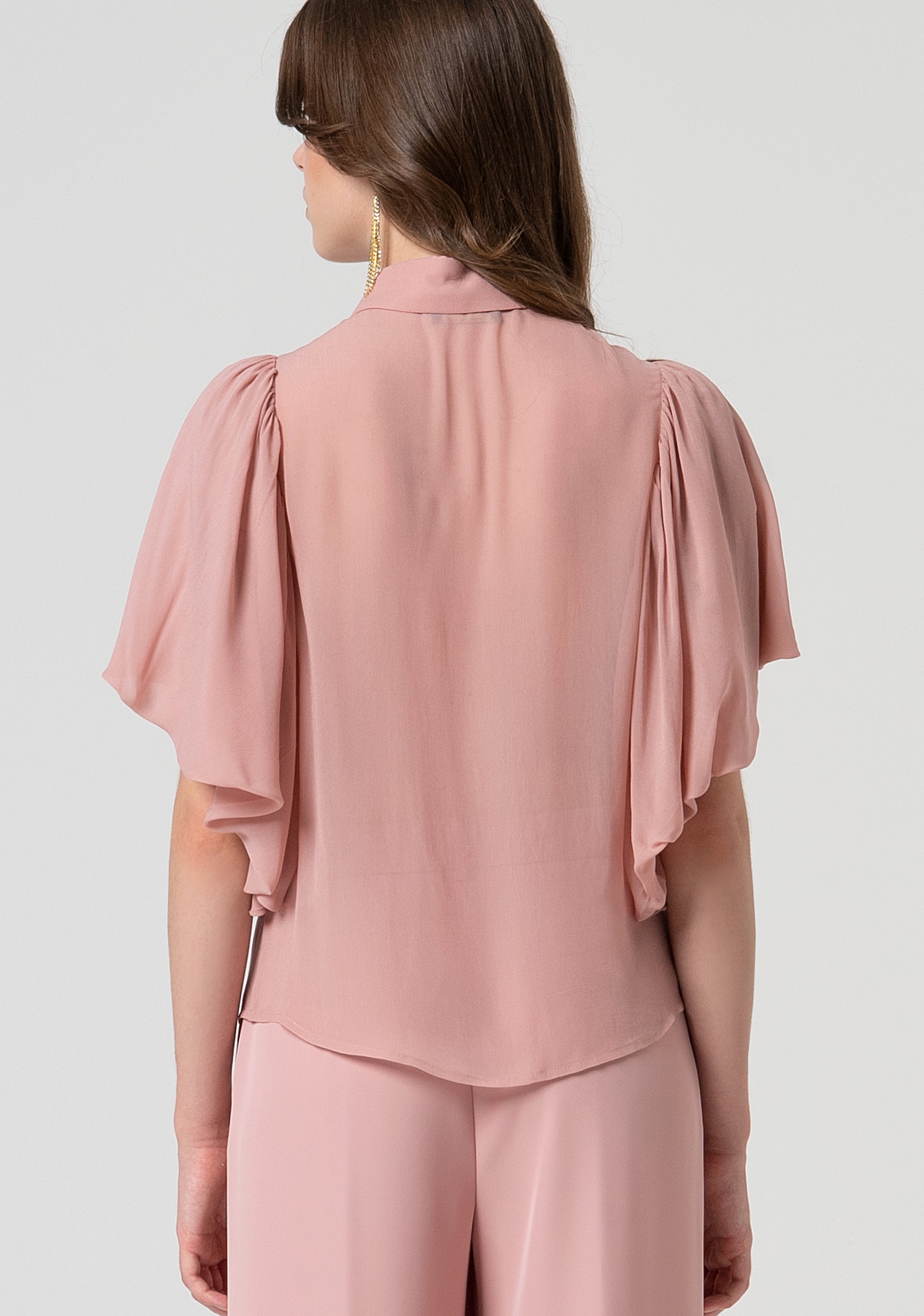 Shirt regular fit made in transparent fabric Fracomina FQ25ST6005W79401-238-3