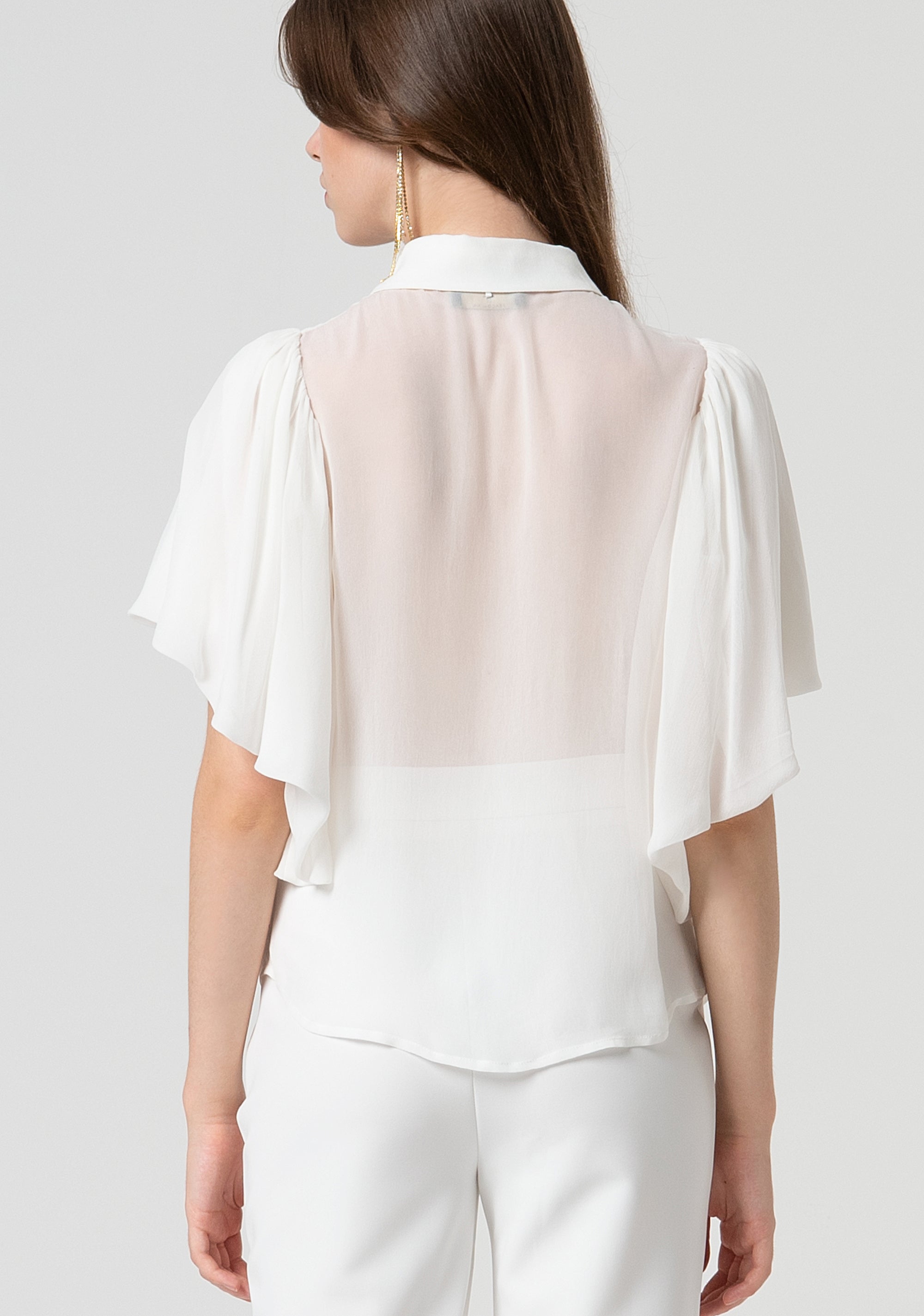 Shirt regular fit made in transparent fabric Fracomina FQ25ST6005W79401-278-3