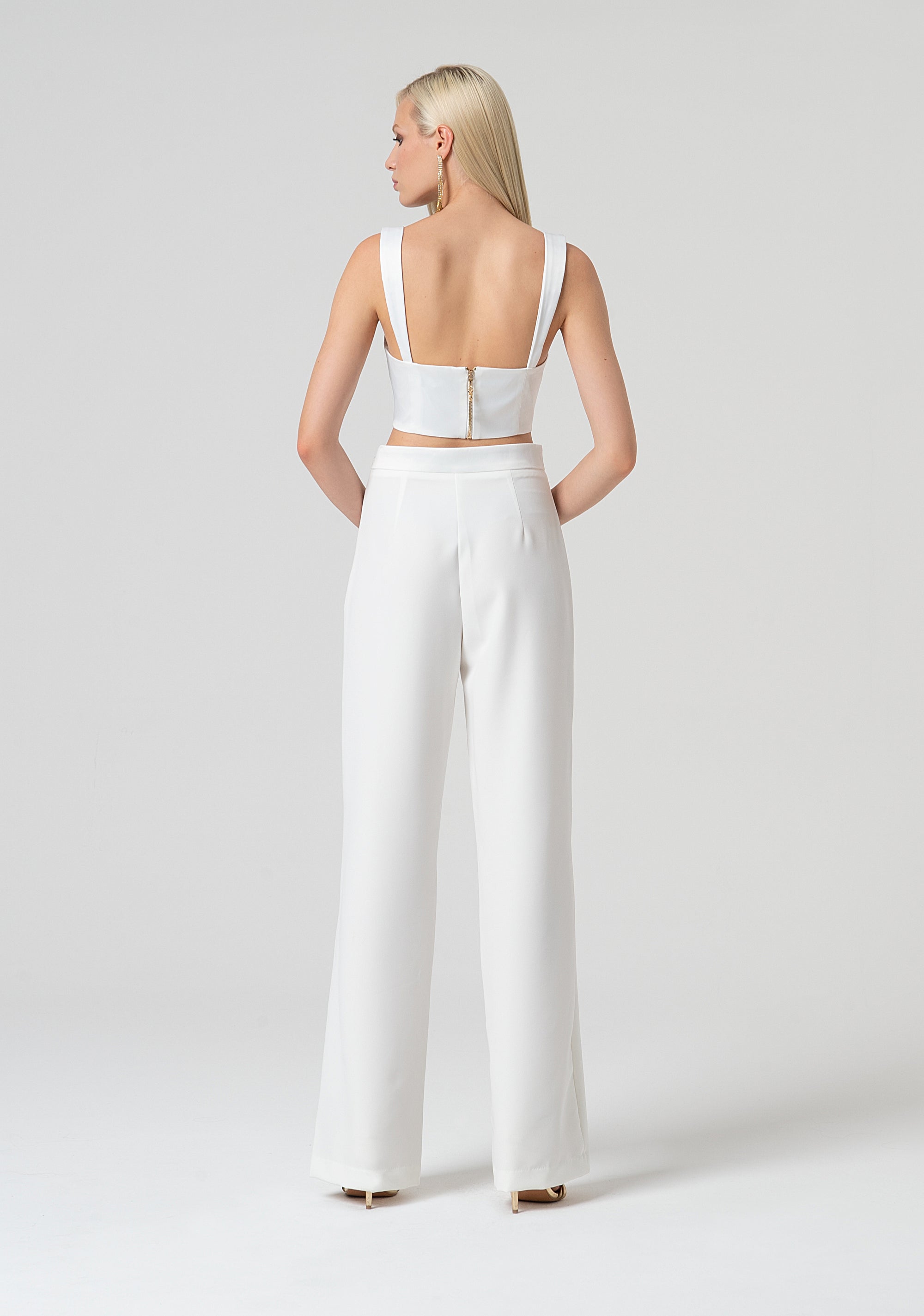 Palazzo pant made in crèpe Fracomina FQ25SV3001W75401-278-4