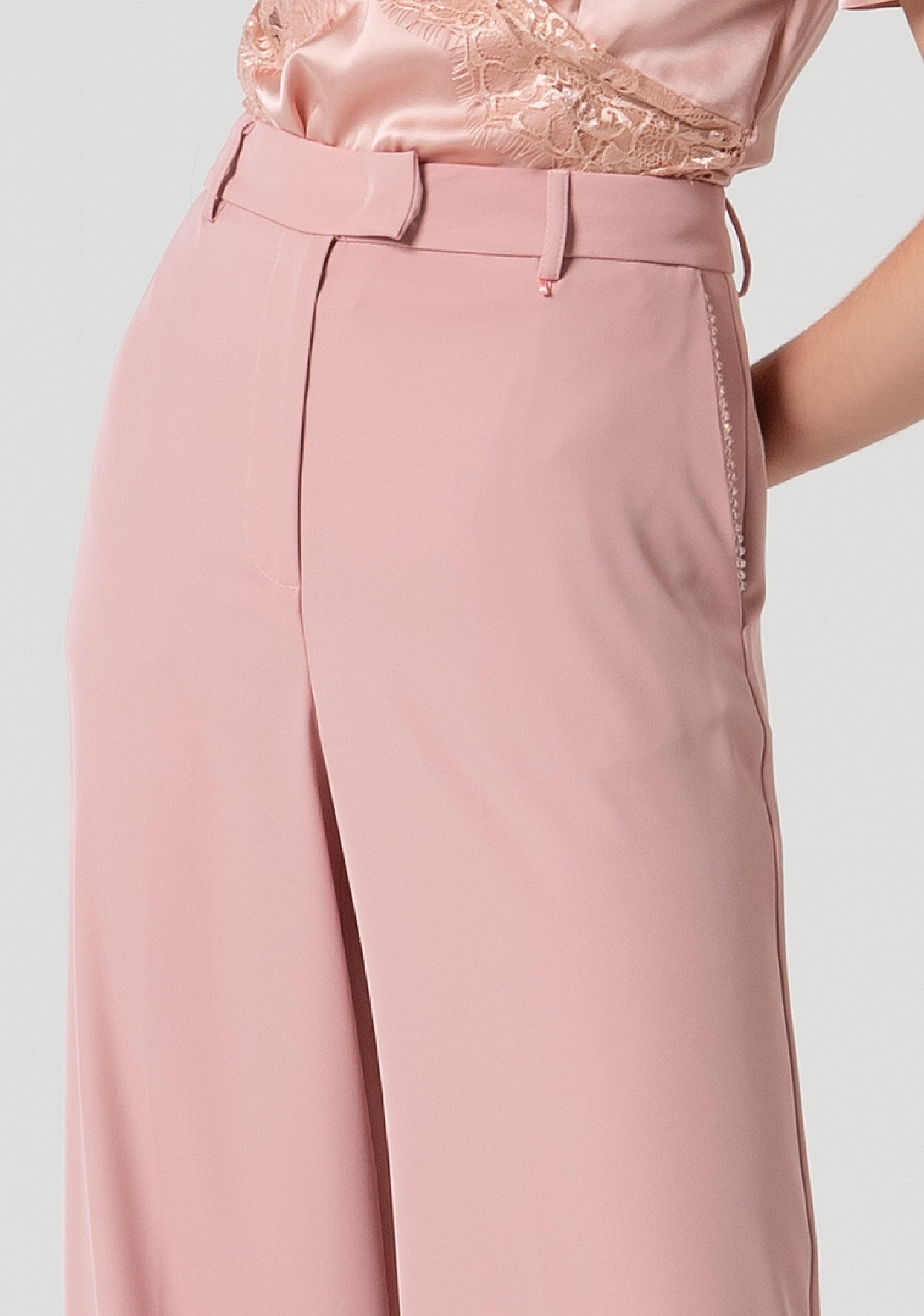 Palazzo pant with high waist Fracomina FQ25SV3005W47601-238-2