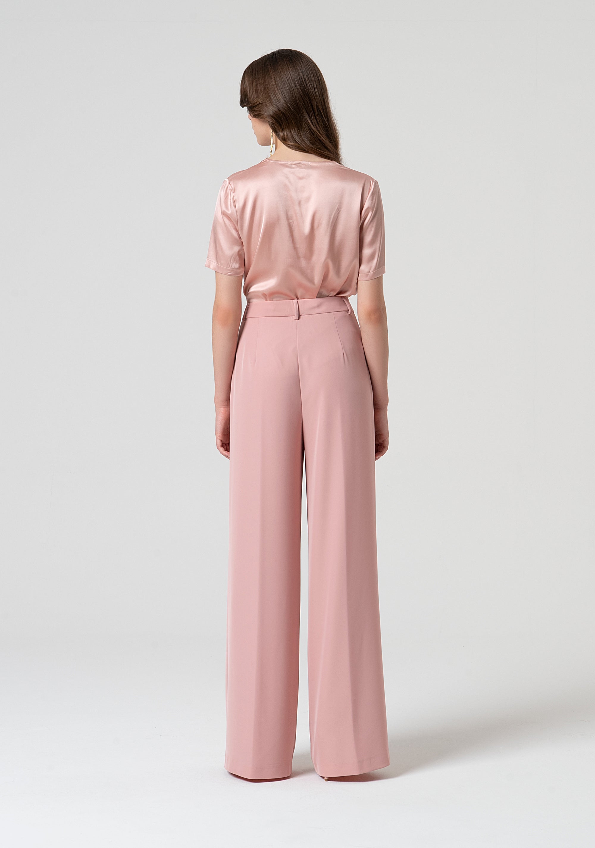 Palazzo pant with high waist Fracomina FQ25SV3005W47601-238-4