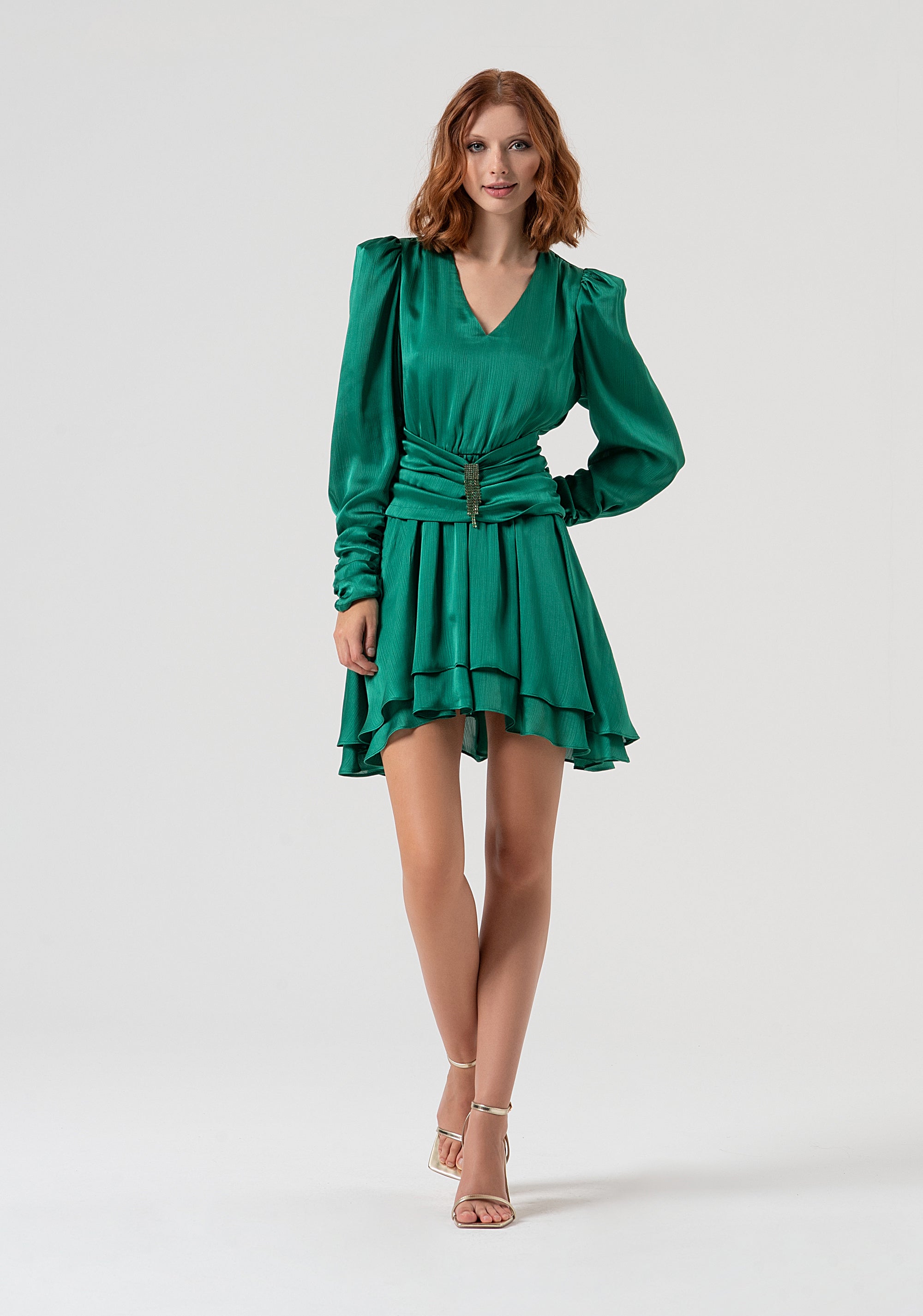 Mini dress regular fit made in soft fabric Fracomina FQ25WD1002W41101-T70-1