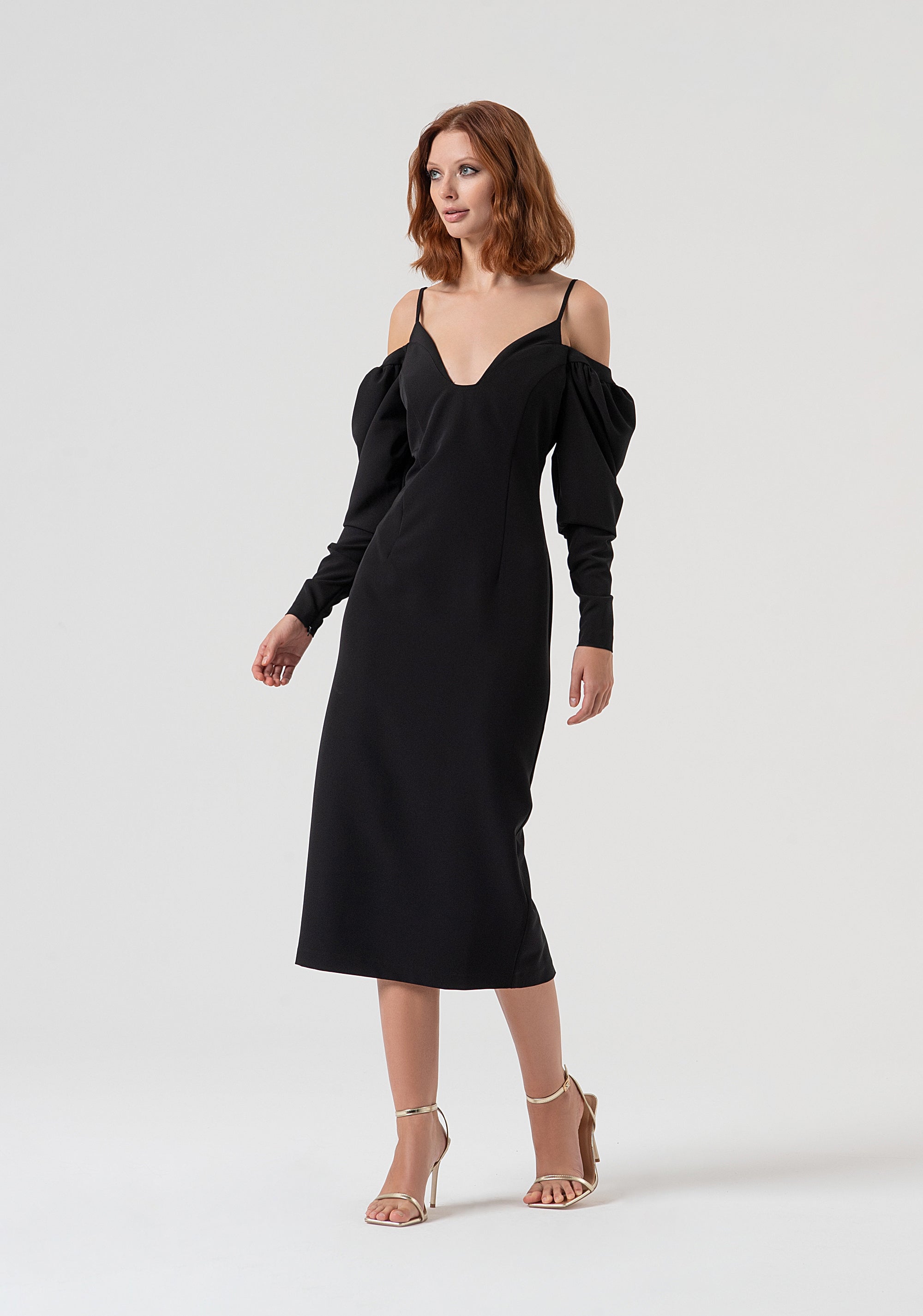 Dress slim fit middle length Fracomina FQ25WD2008W42901-053-3