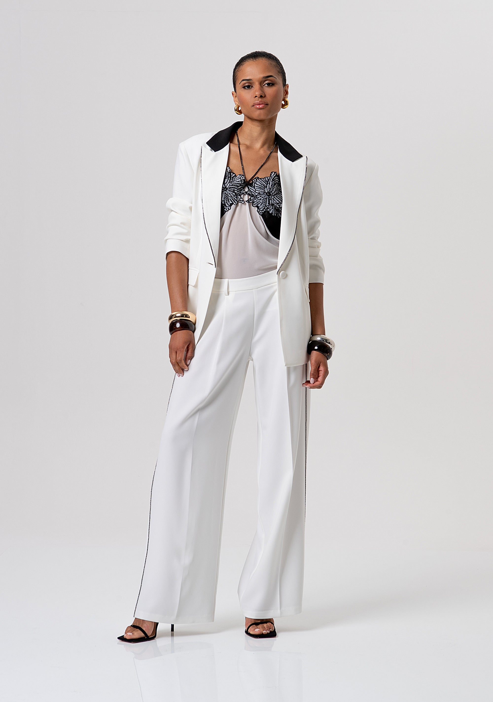 Long blazer oversize single breasted Fracomina FQ26SJ3001W47601-324-4