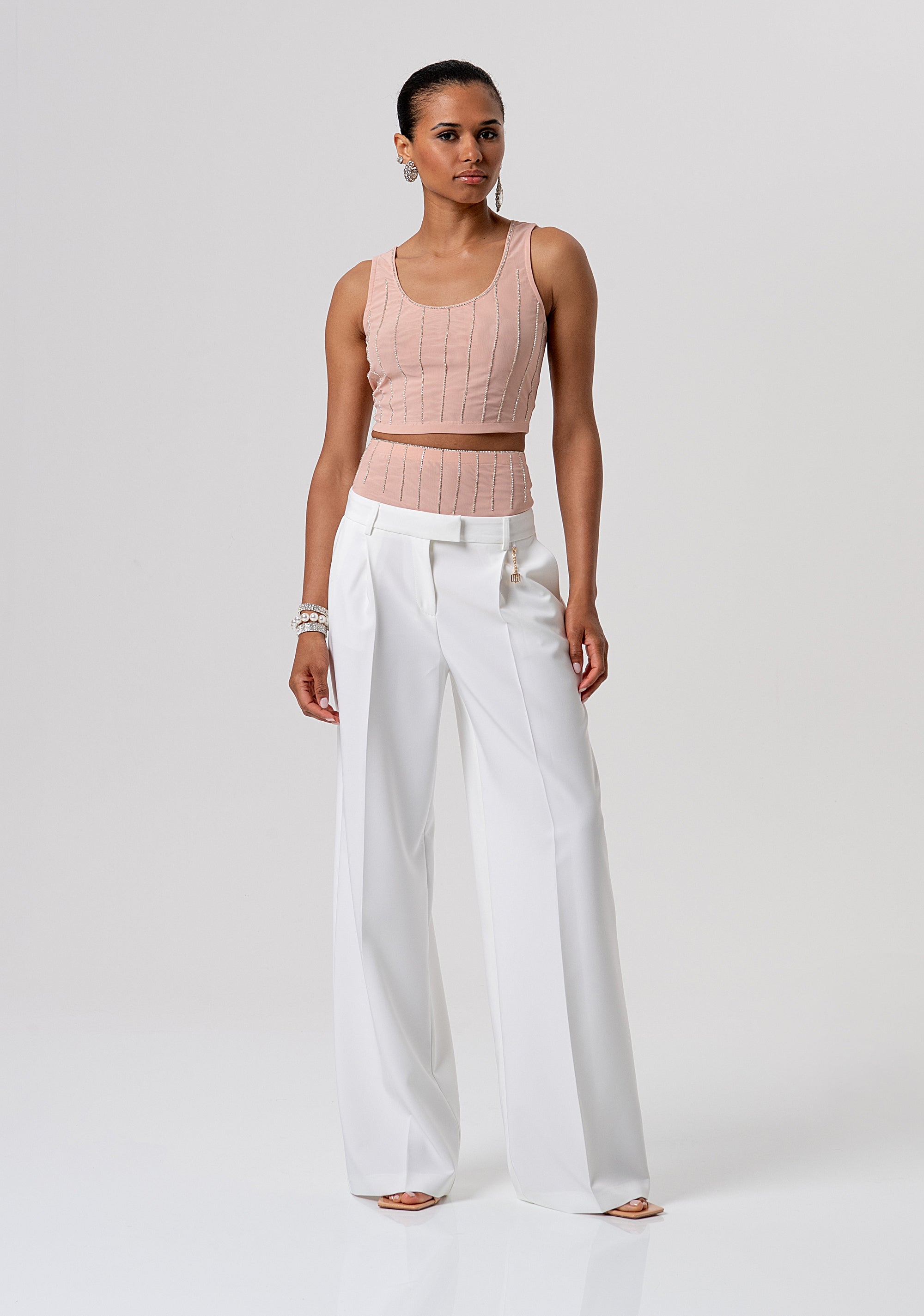 Palazzo pant flare Fracomina FQ26SV3008W42901-278