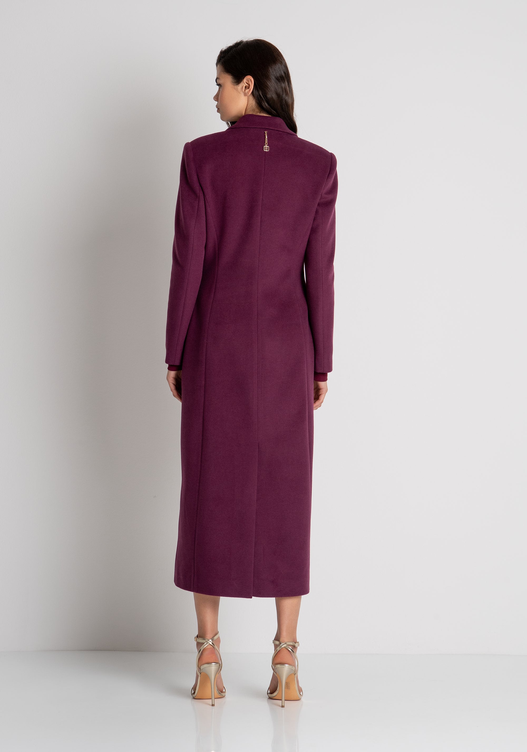 LONG COAT BLACK Fracomina FQ26WC1003W48601-T51-3