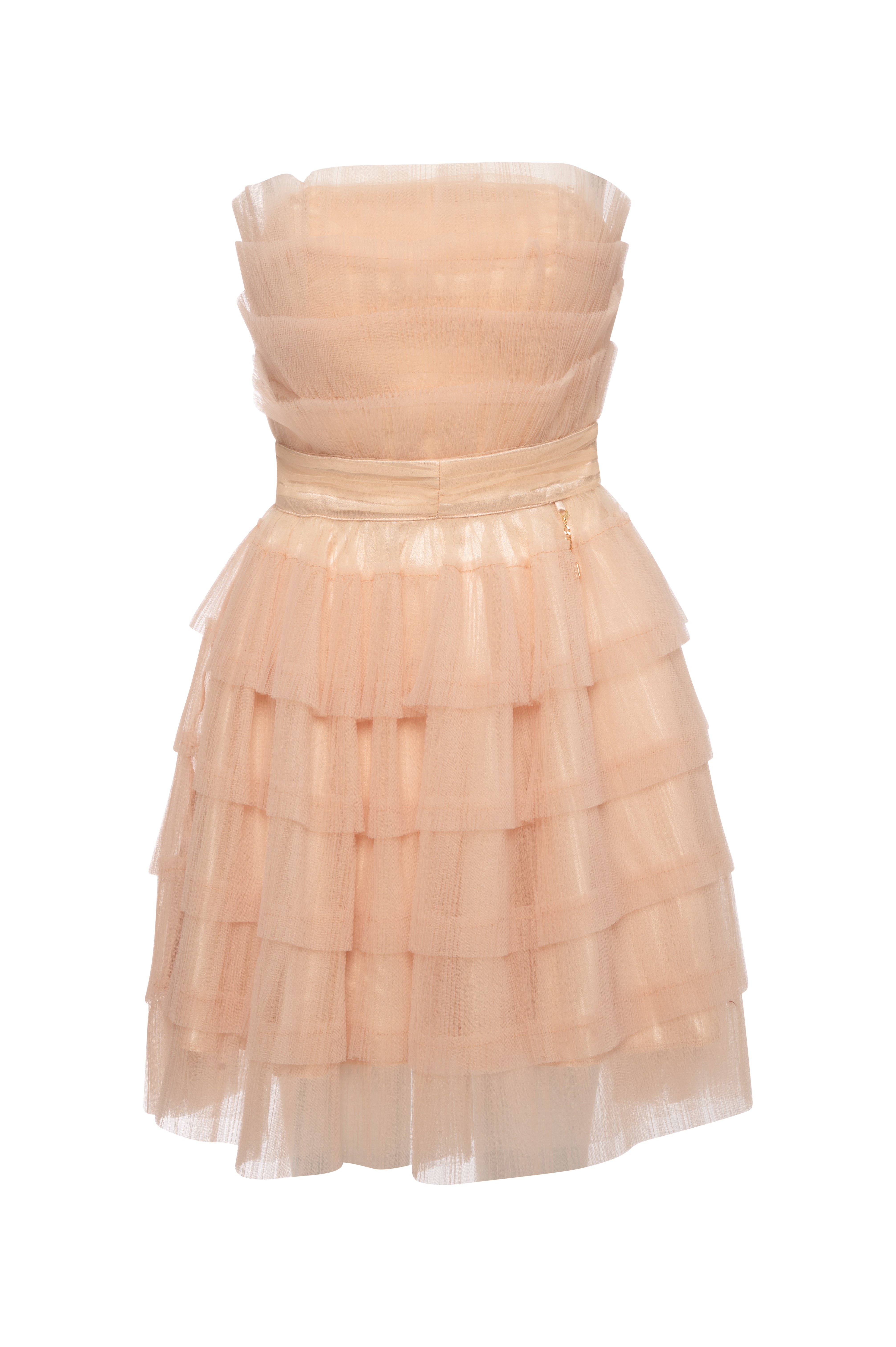 Mini dress regular fit made in tulle Fracomina FQ26WD1004W85401-K82-1