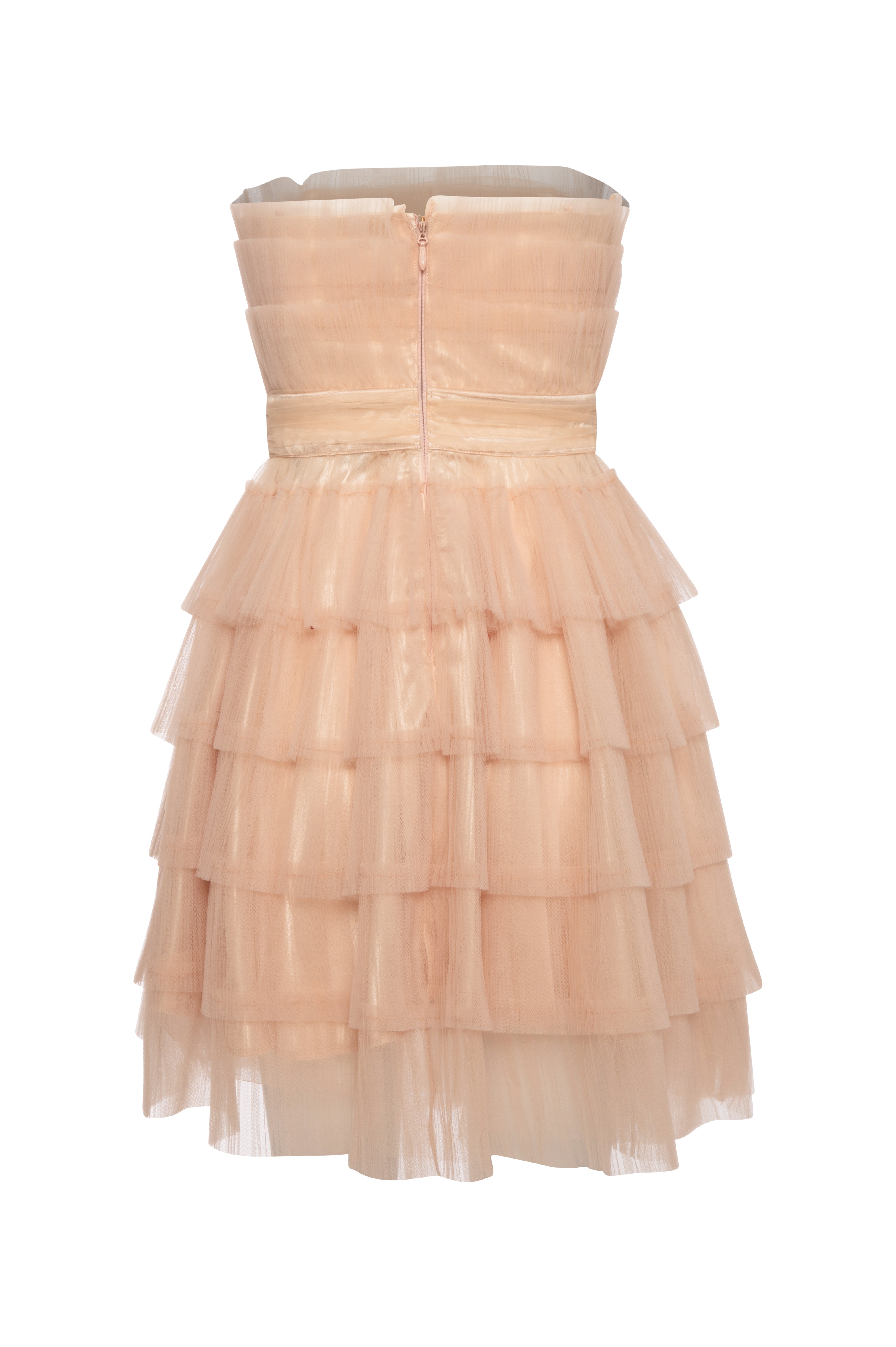 Mini dress regular fit made in tulle Fracomina FQ26WD1004W85401-K82-2