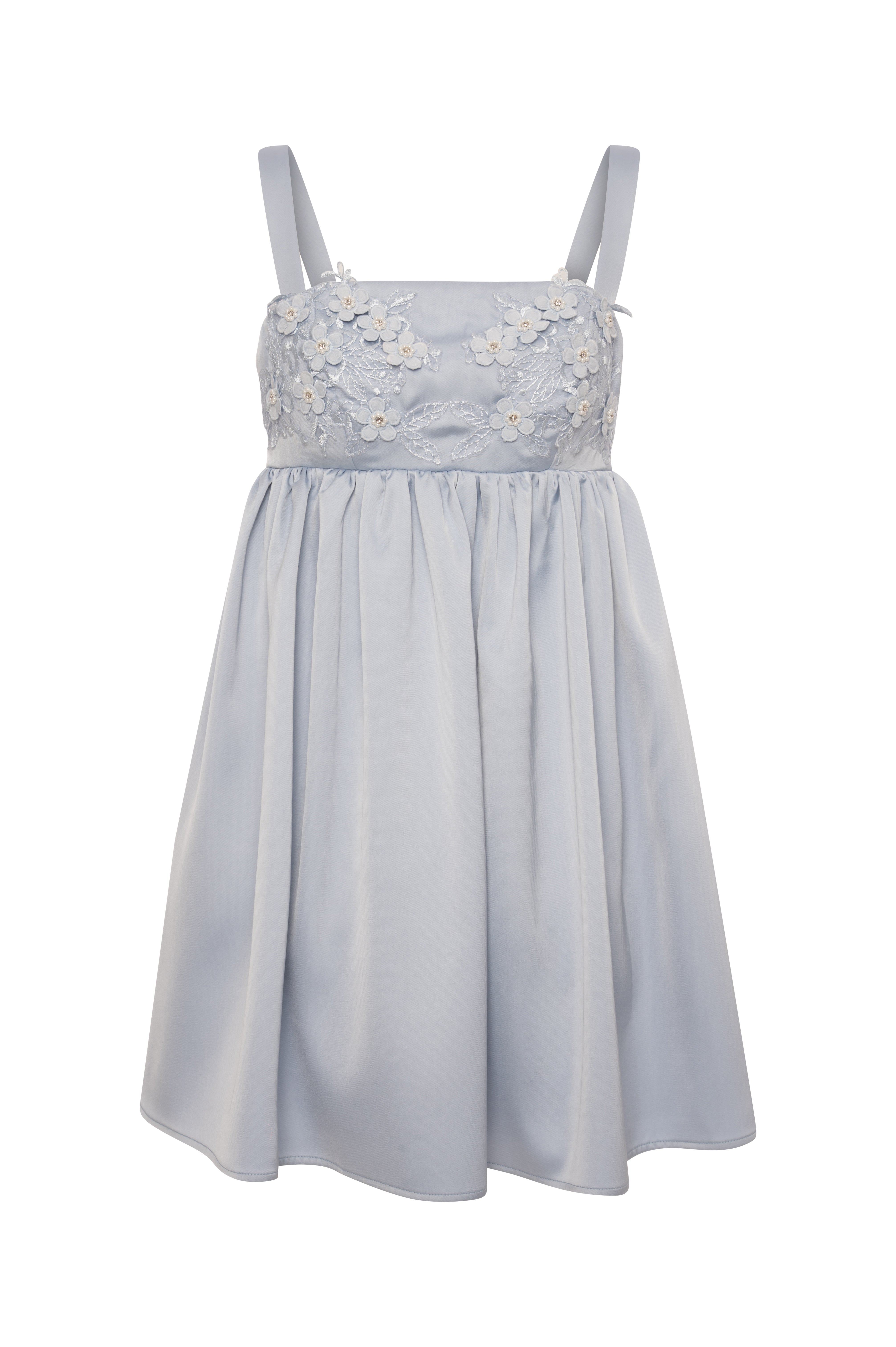 Mini sleeveless dress made in satin Fracomina FQ26WD1005W853E5-K81-1