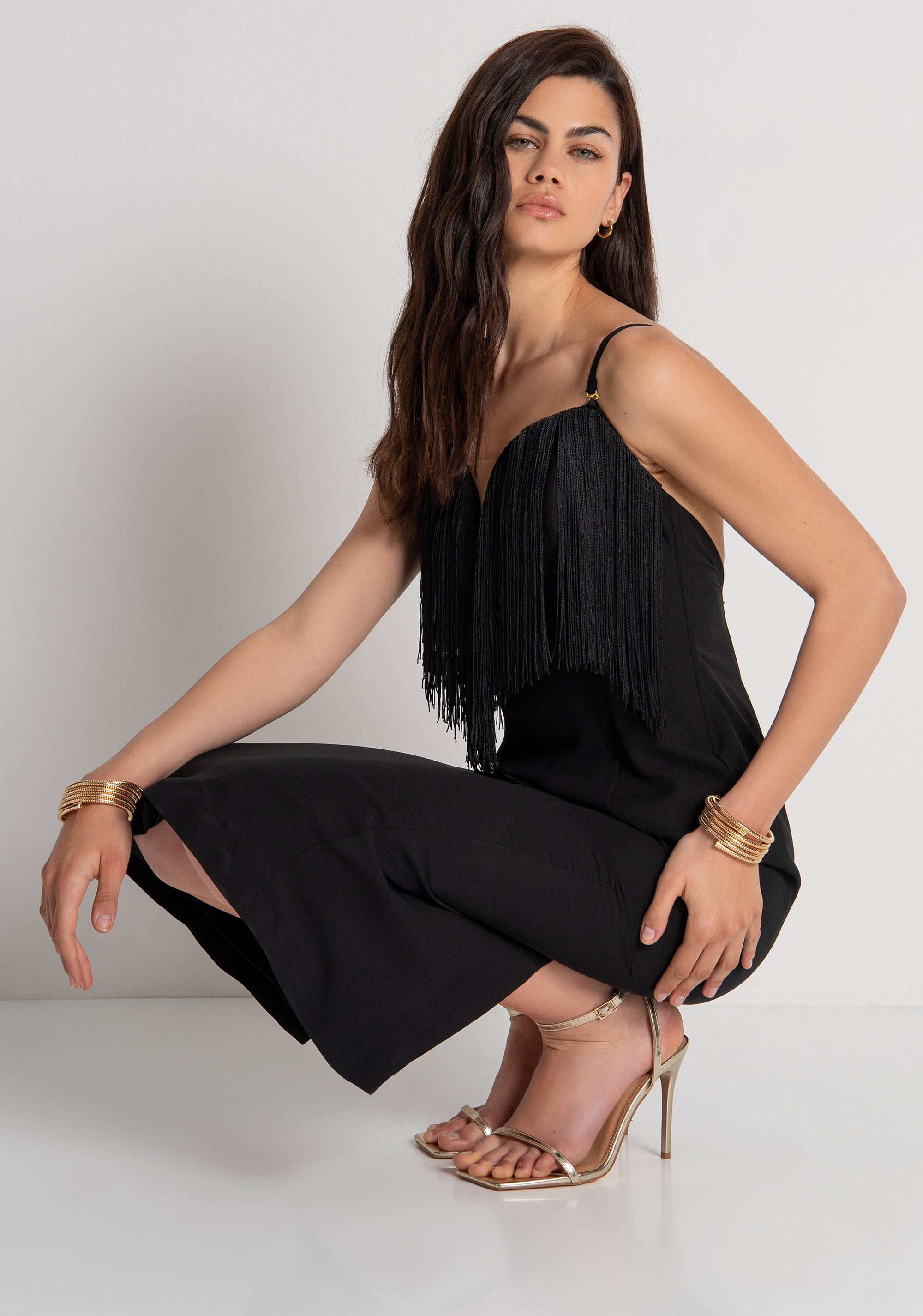 Sleeveless dress slim fit middle length Fracomina FQ26WD2009W47601-053