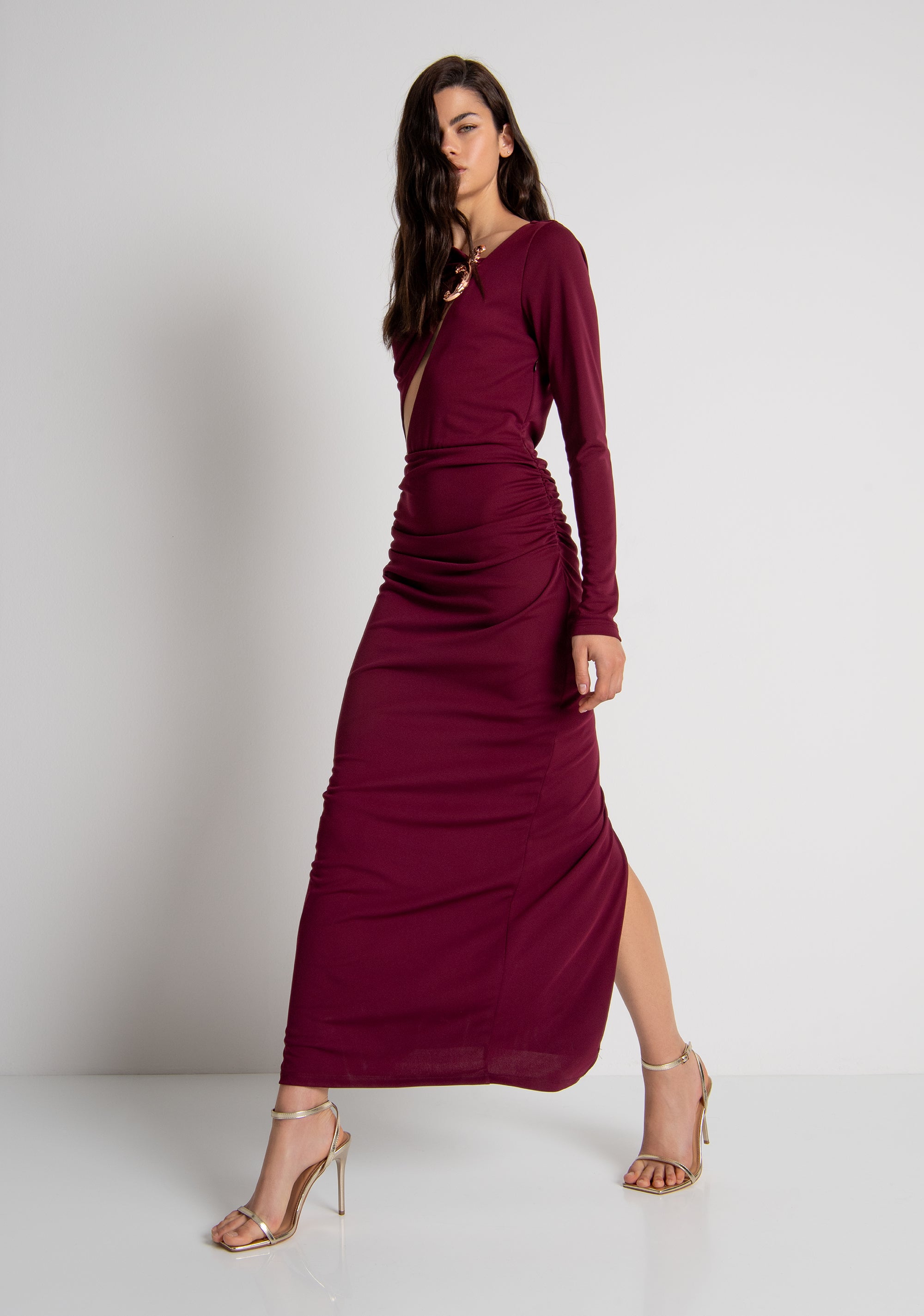 Long dress slim fit Fracomina FQ26WD3004W62601-T51