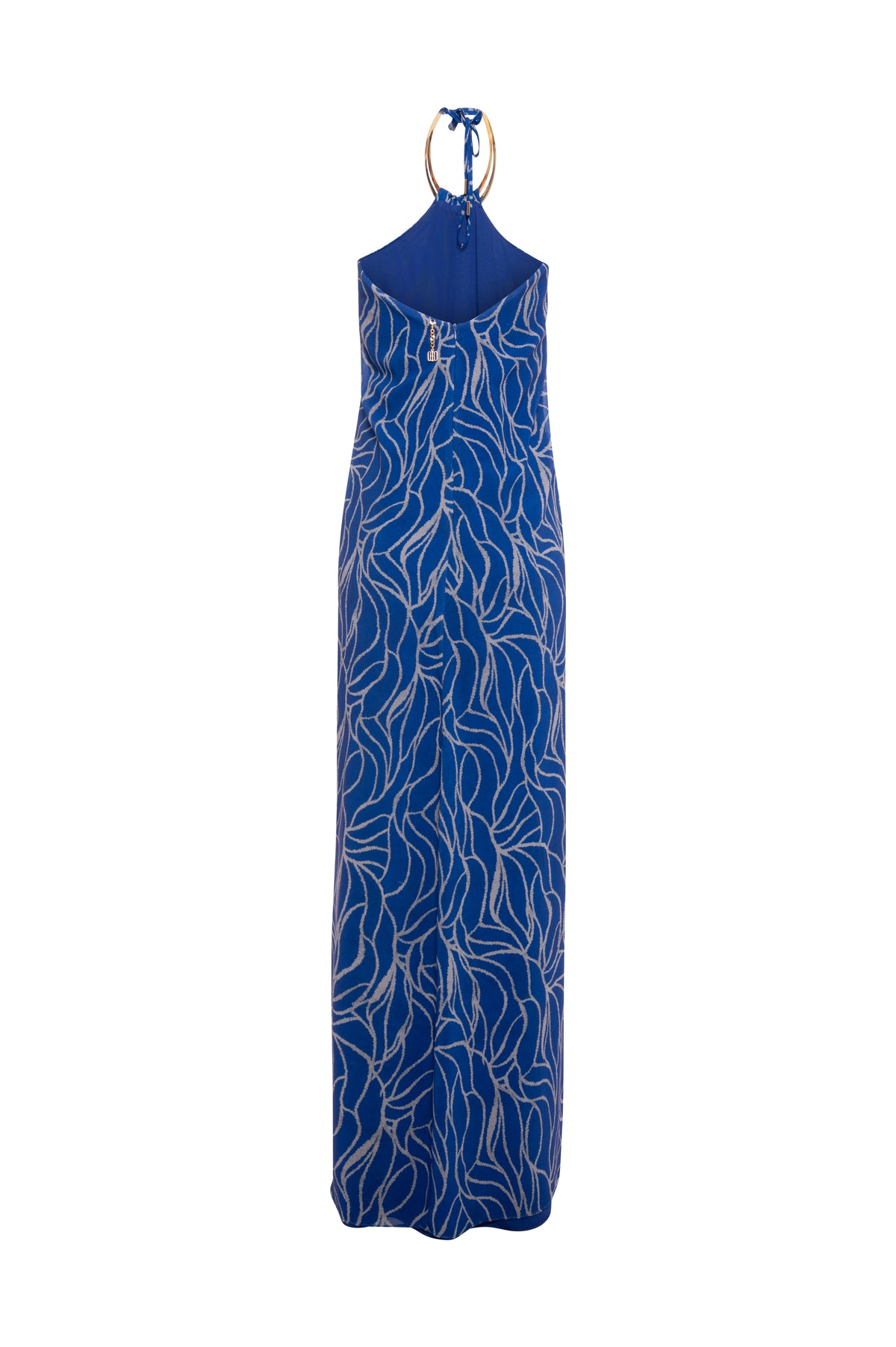 Long sleeveless dress with pattern Fracomina FQ26WD3012W412K5-KI8-2