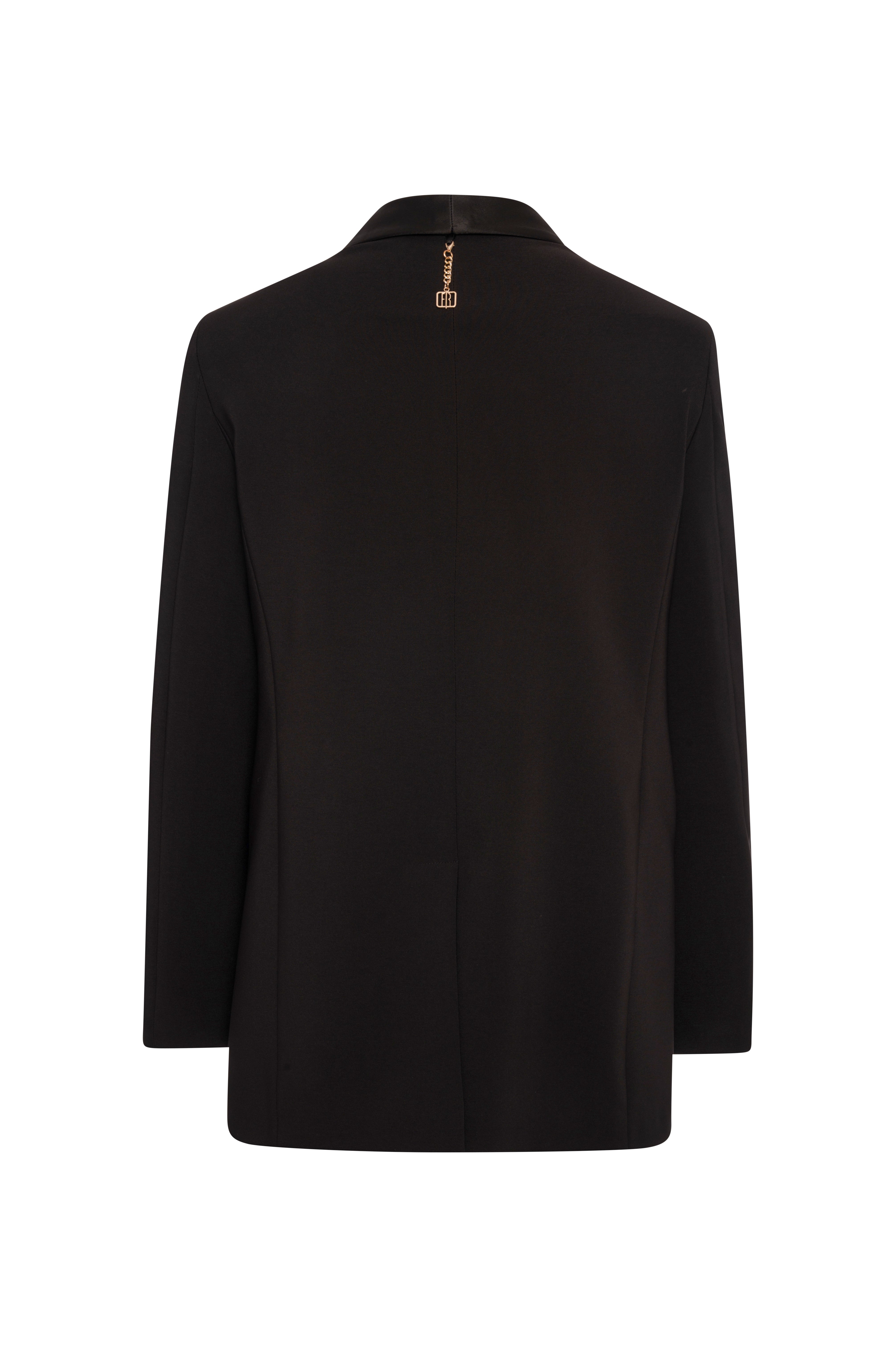 Long blazer jacket regular fit single breasted Fracomina FQ26WJ3005W75401-K01-2