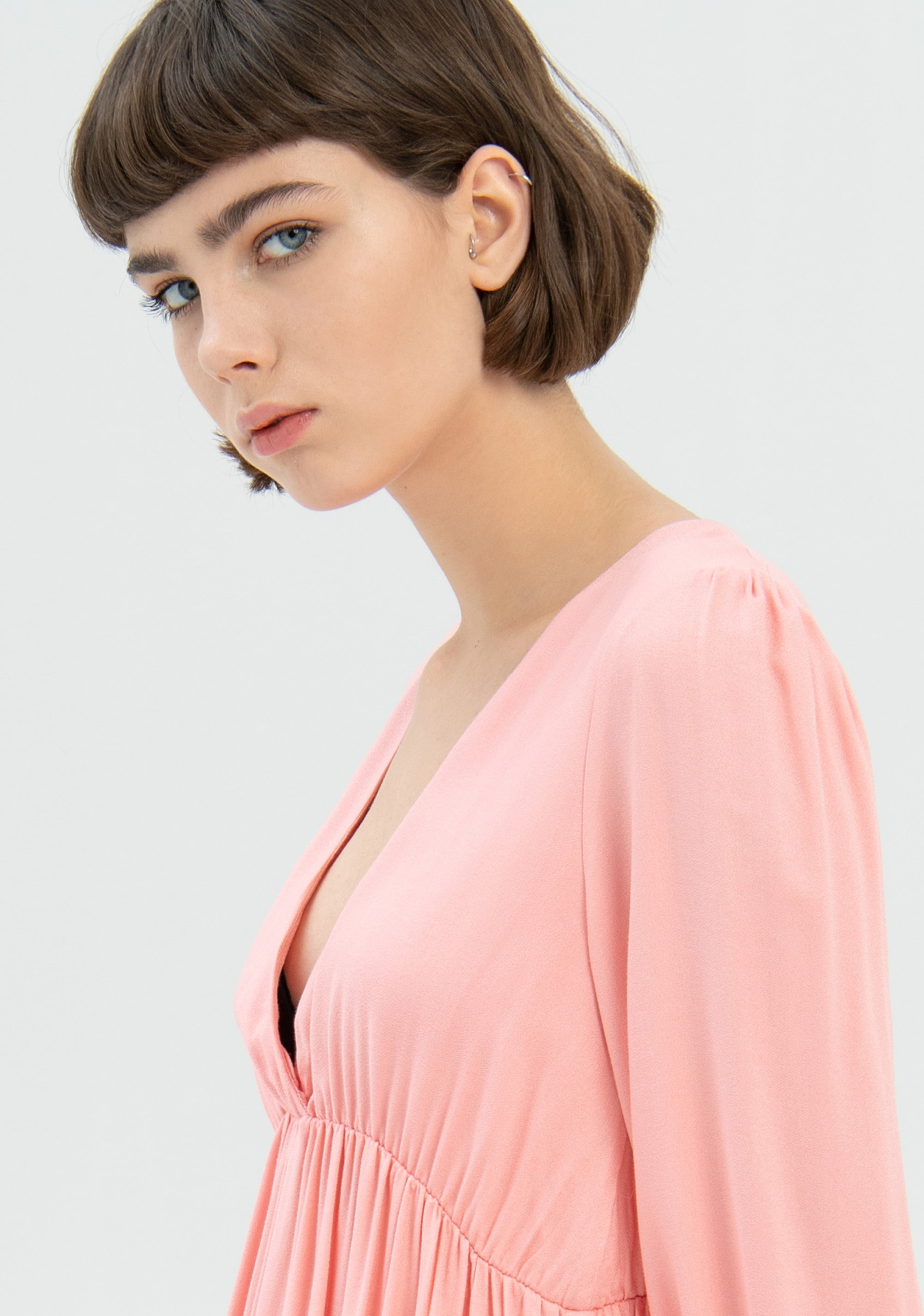 Mini dress flare made in soft viscose Fracomina FR22WD1020W42201-107-2