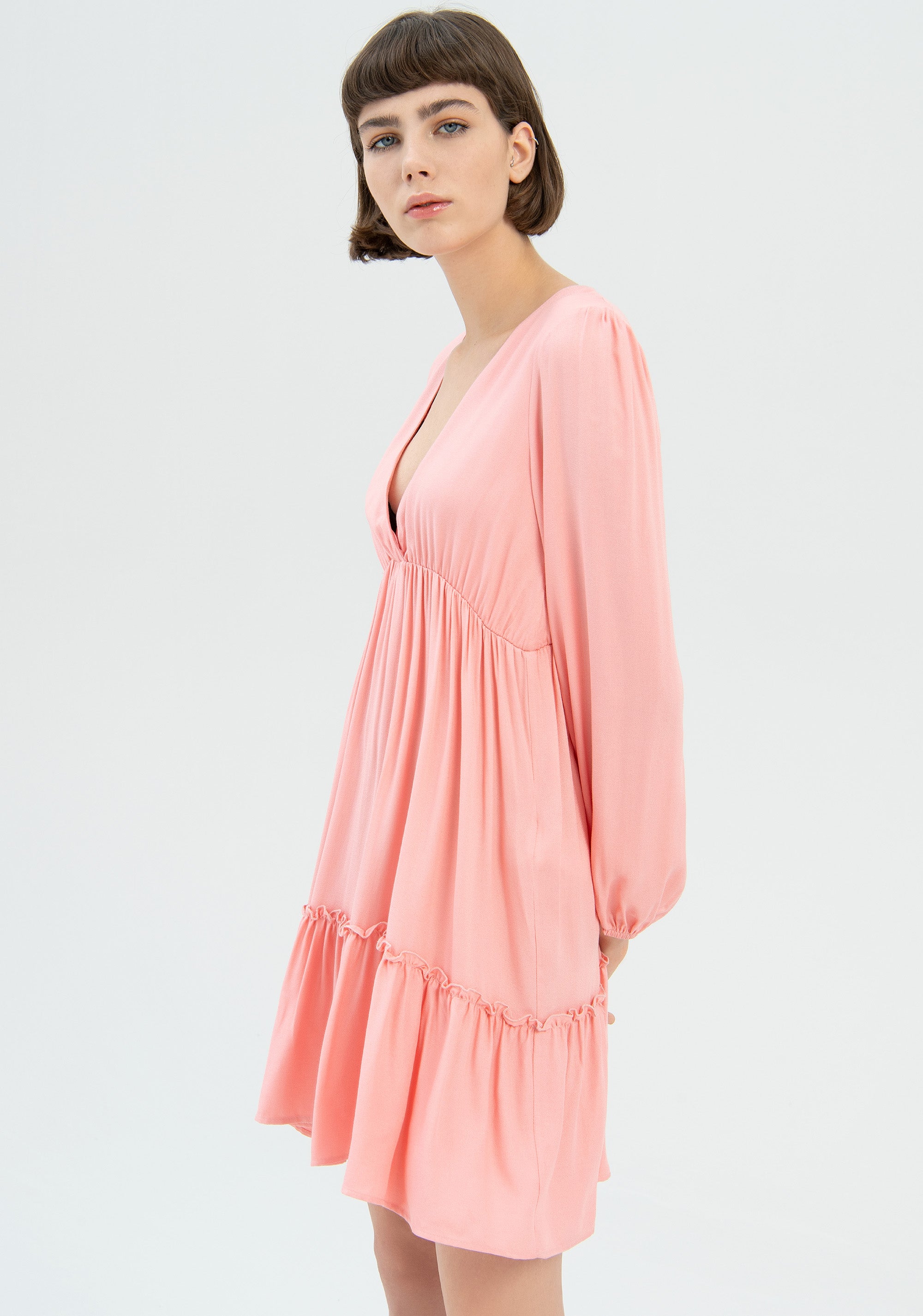 Mini dress flare made in soft viscose Fracomina FR22WD1020W42201-107_1