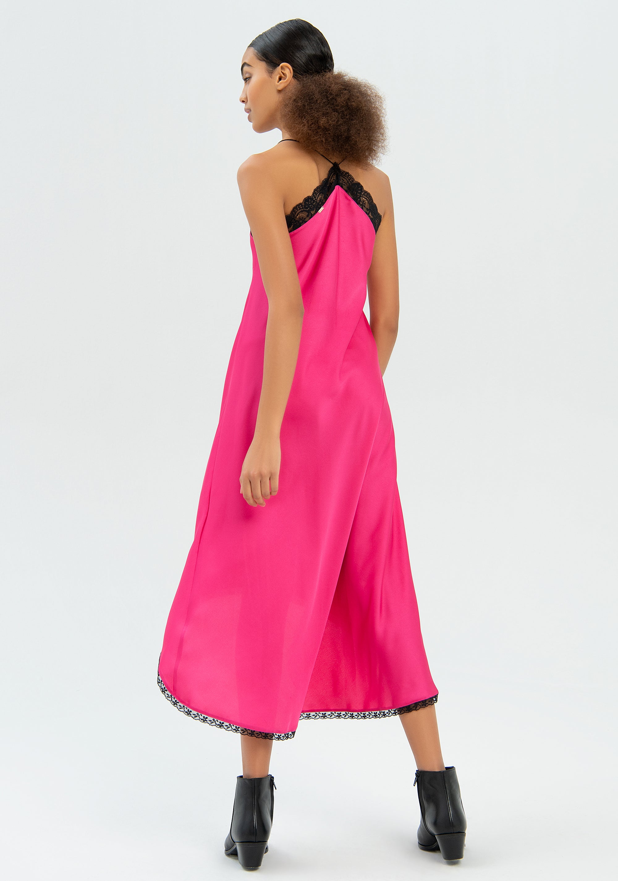 Dress A-shape middle length with lace details Fracomina FR22WD2003W41101-148-5