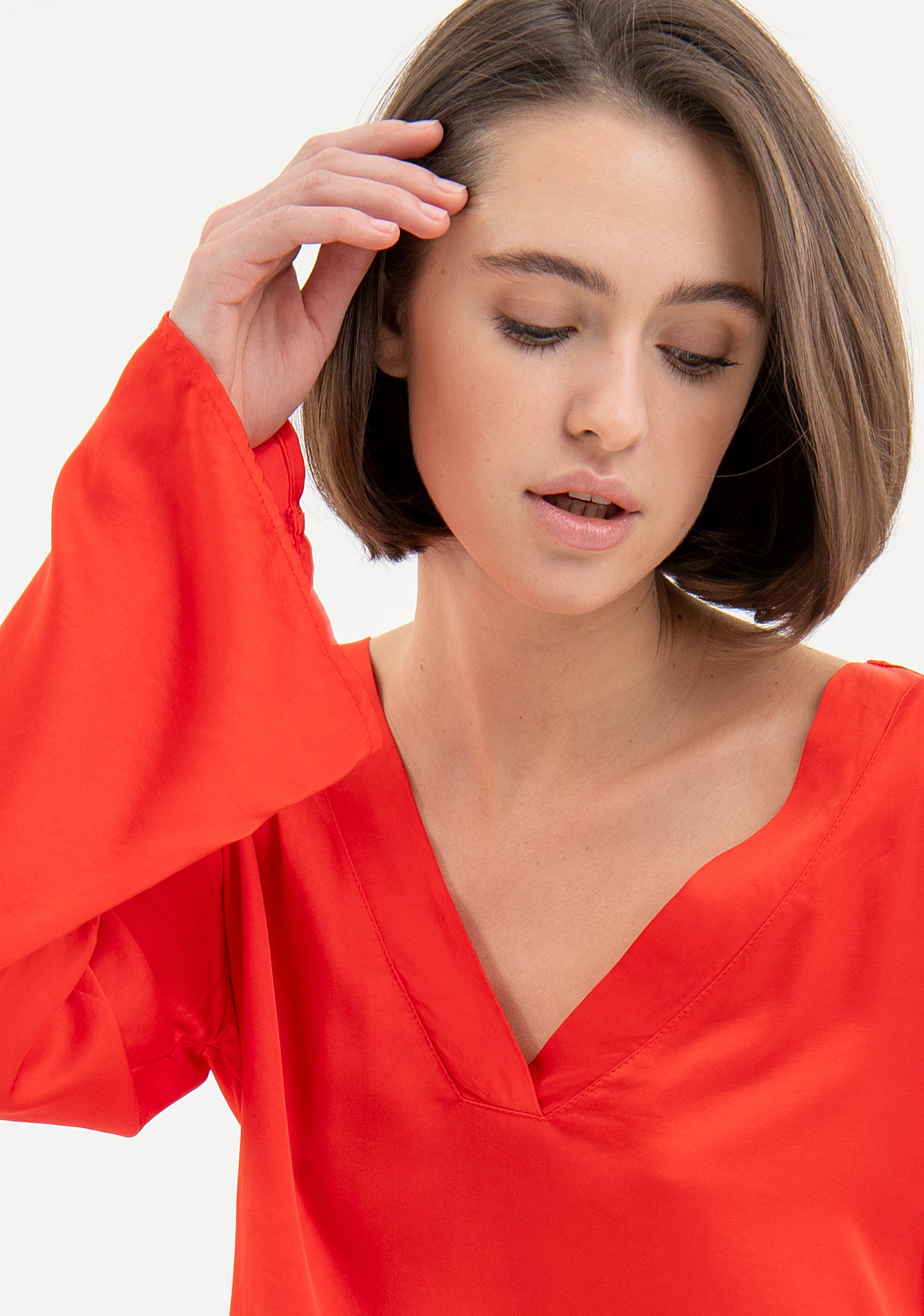 Blouse regular fit made in viscose Fracomina FR23WT1033W41301-376-2