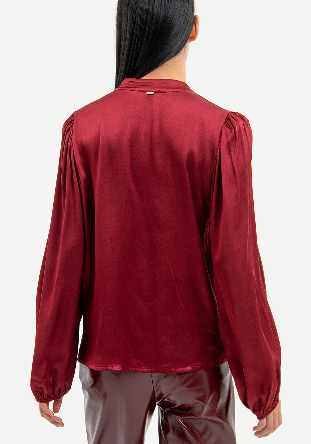 Shirt regular fit made in satin Fracomina FR23WT6007W41301-R16-3