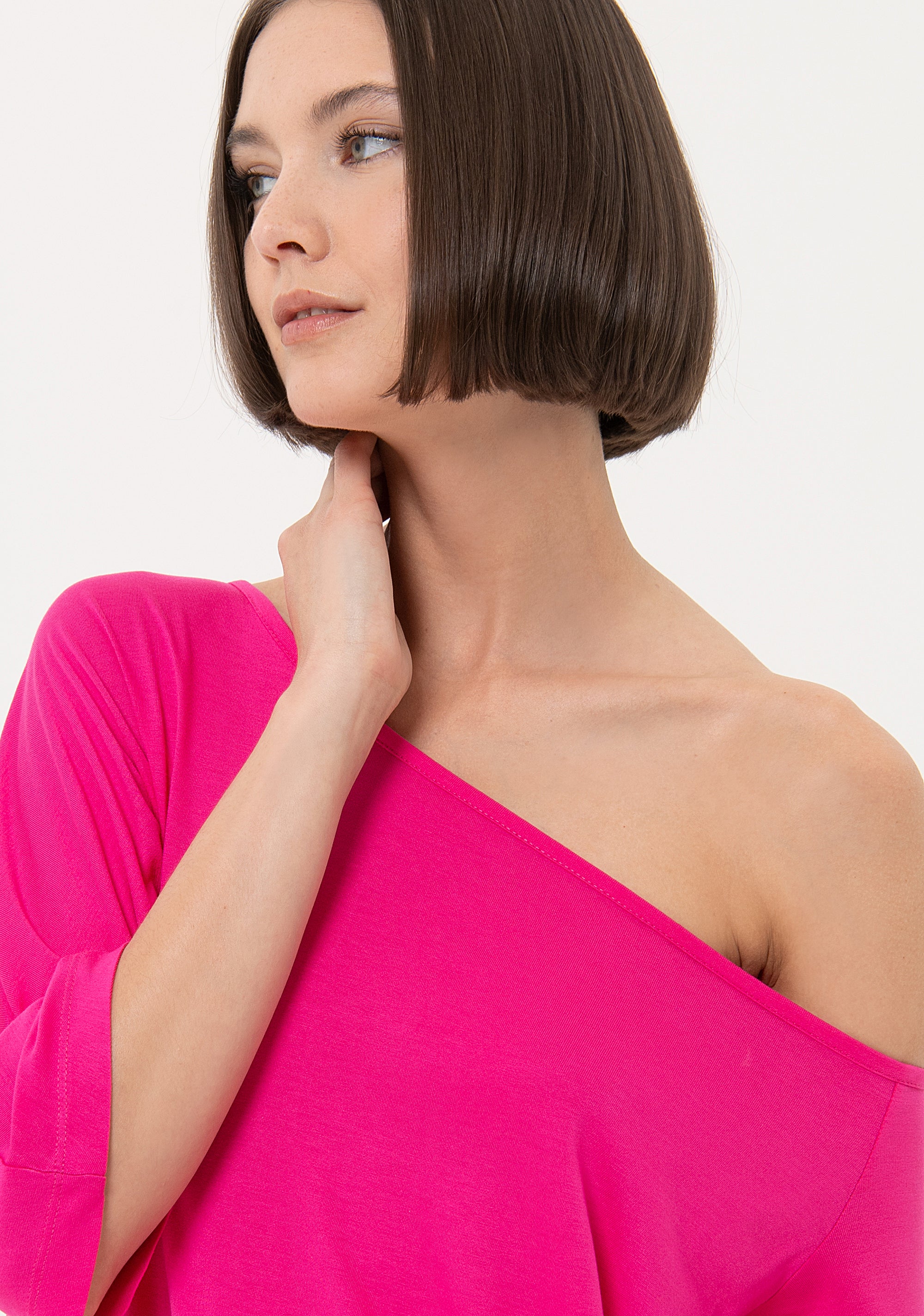 Top wide fit made in viscose jersey Fracomina FR24ST1044J41301-148-2