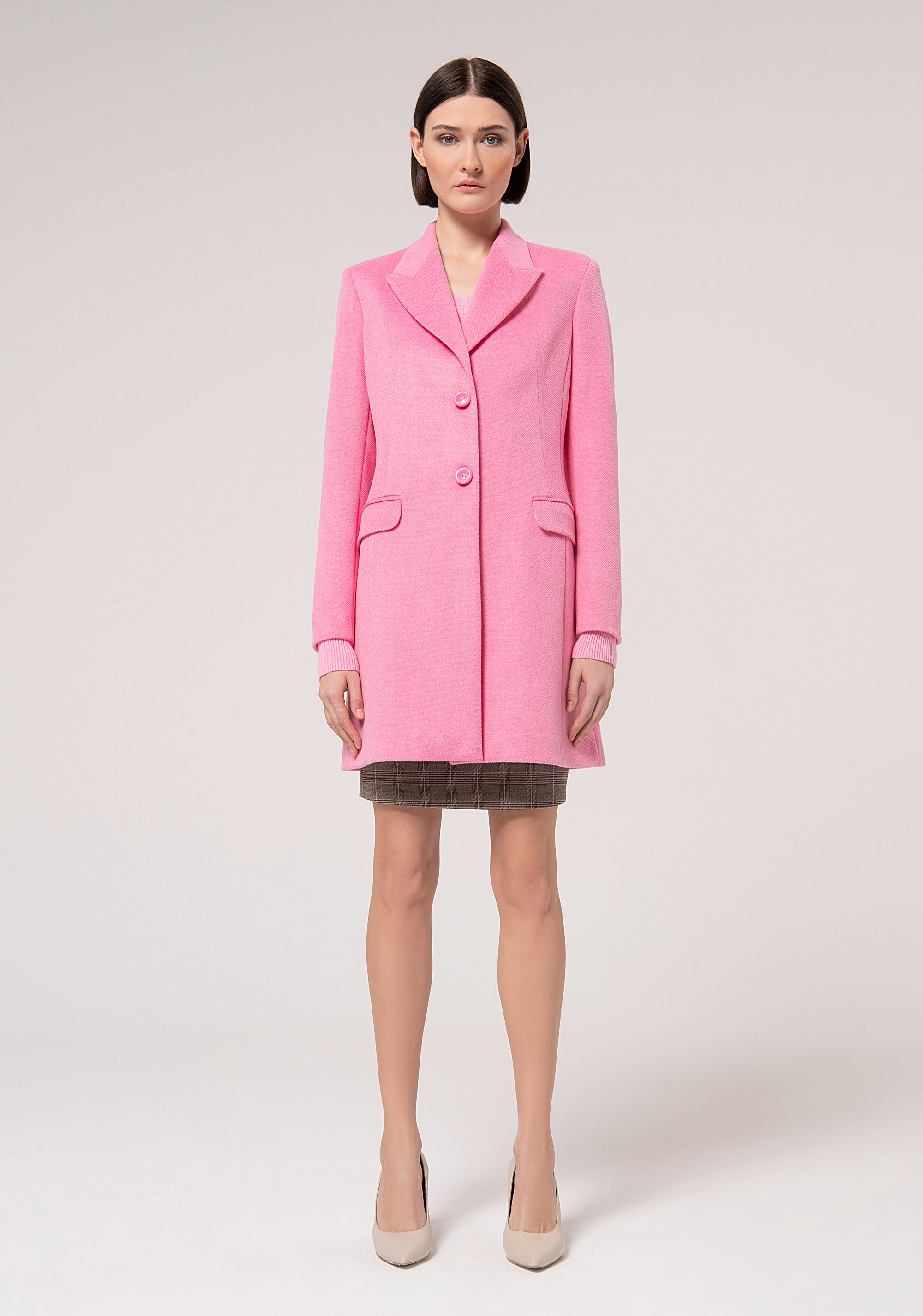 Coat slim fit single breasted Fracomina FR24WC1019W72401-871-1