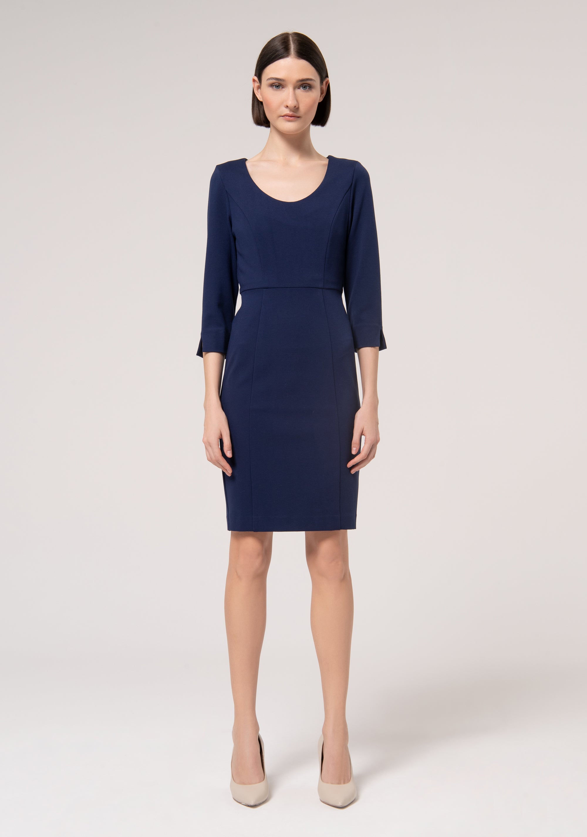 Mini dress slim fit made in stretch fabric FR24WD1024W71601 FRACOMINA