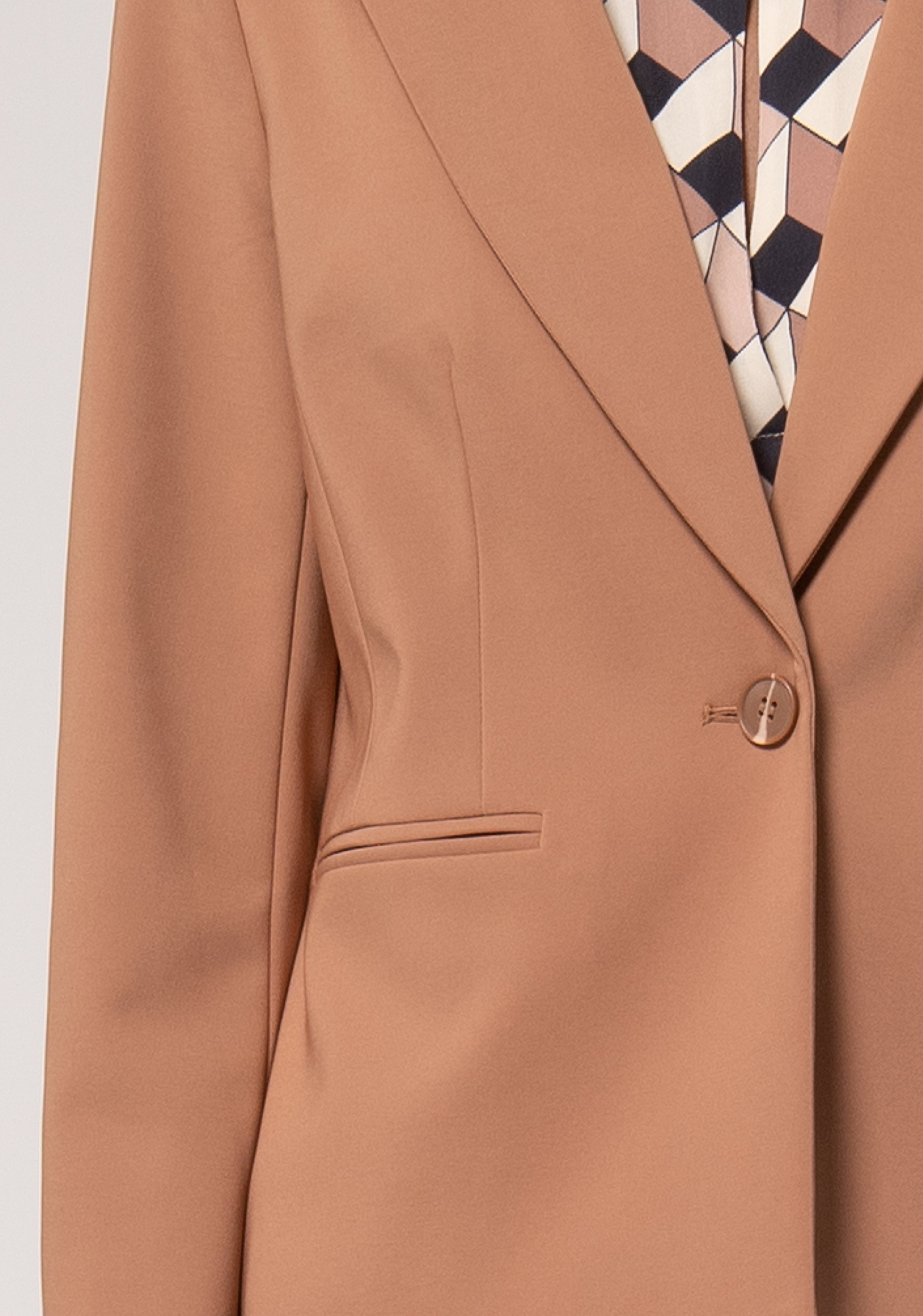 Blazer jacket slim fit made in stretch fabric Fracomina FR24WJ2005W42901-093-2_35074859-f237-4637-90b7-5a896e0b9cc9