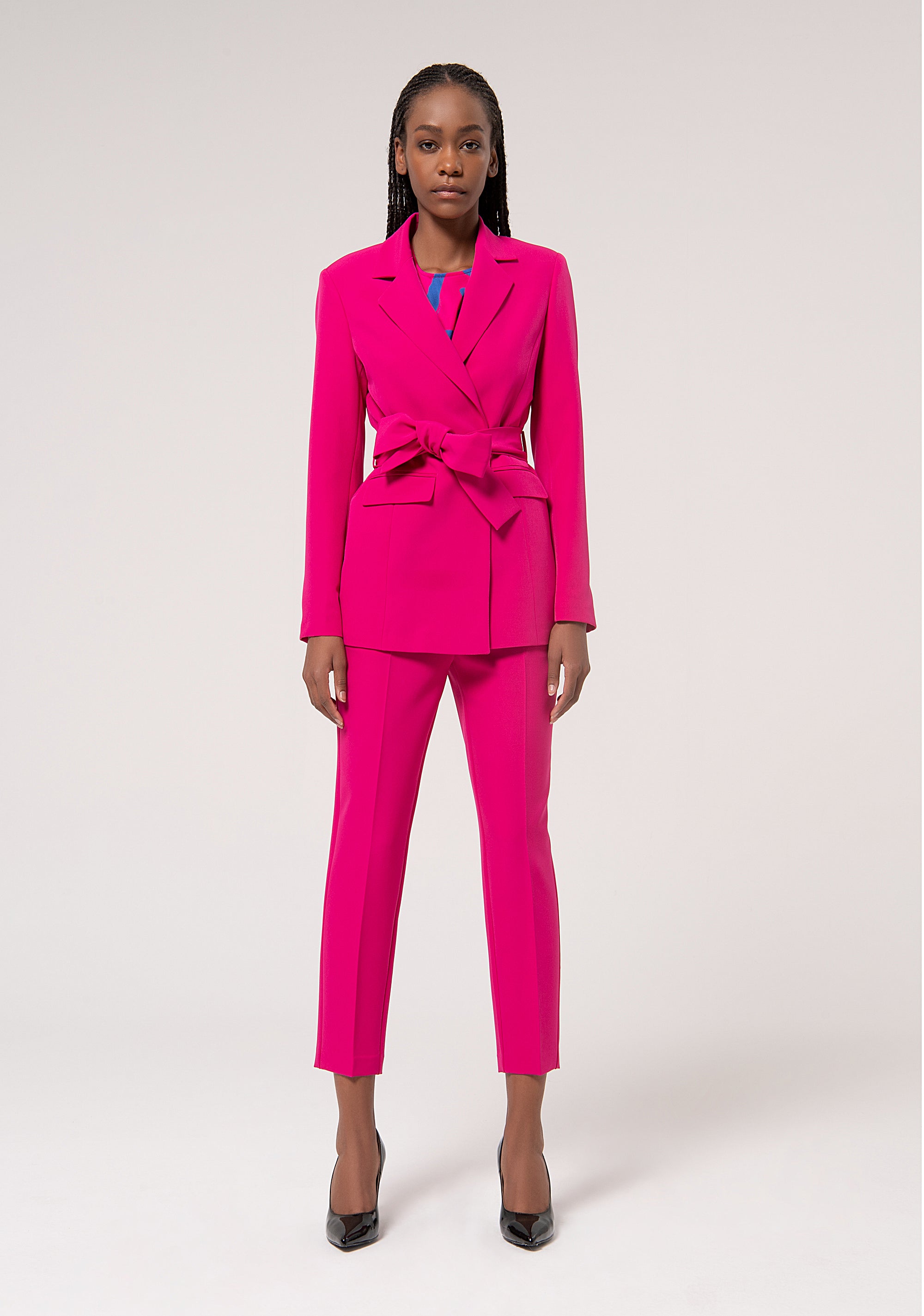 Blazer jacket slim fit made in stretch fabric Fracomina FR24WJ3002W42901-148-5
