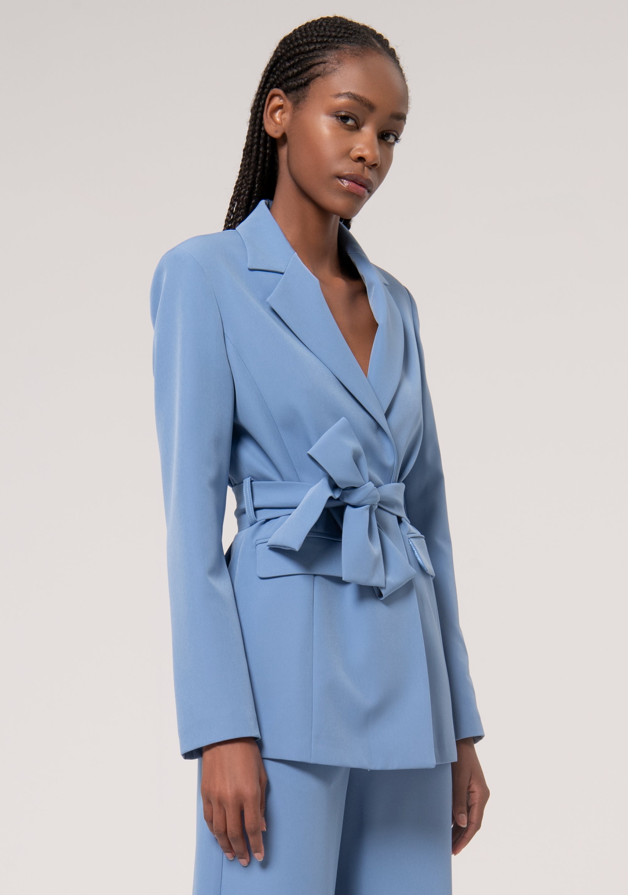 Blazer jacket slim fit made in stretch fabric Fracomina FR24WJ3002W42901-252-3