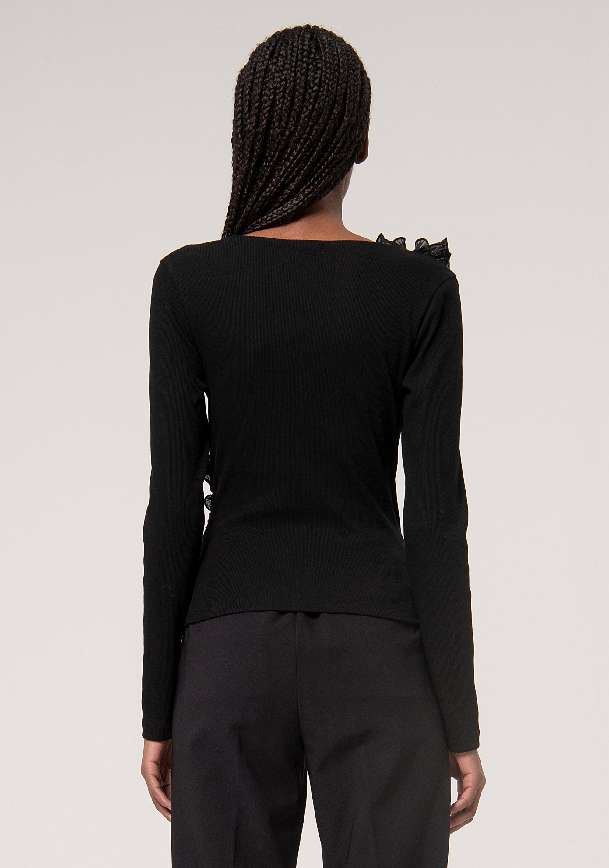 Top slim fit with ribs Fracomina FR24WT1010J40801-053-4