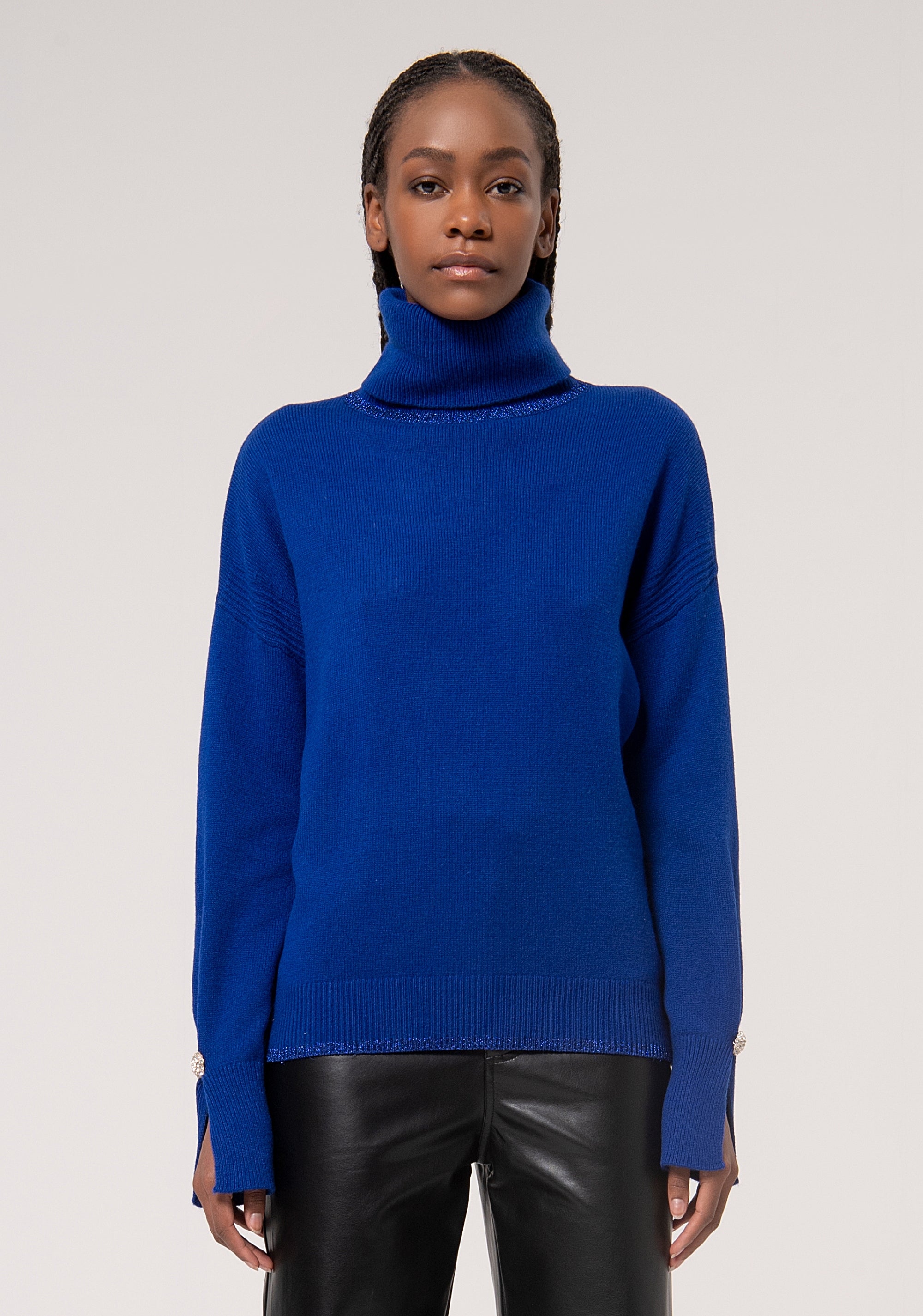 Knitwear wide fit in wool Fracomina FR24WT7026K53101-078-1