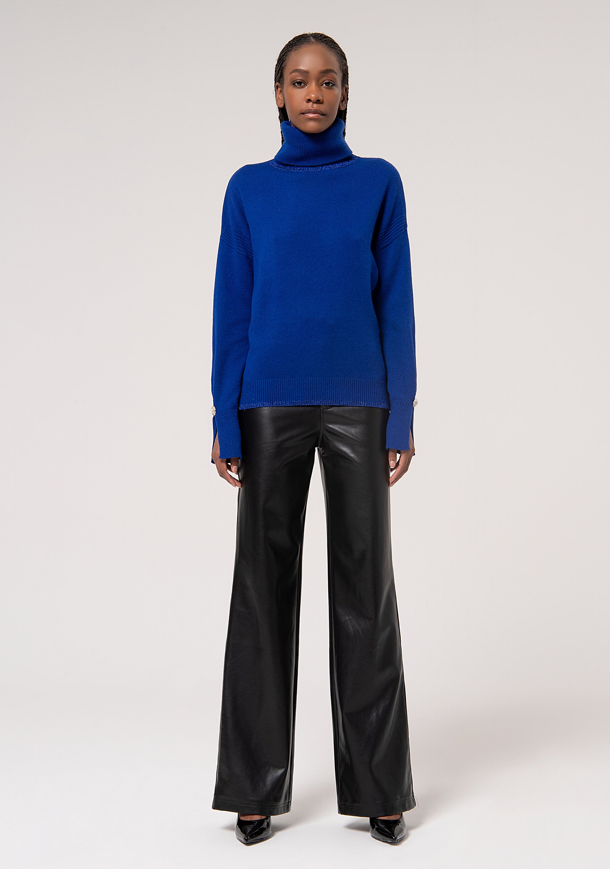 Knitwear wide fit in wool Fracomina FR24WT7026K53101-078-5